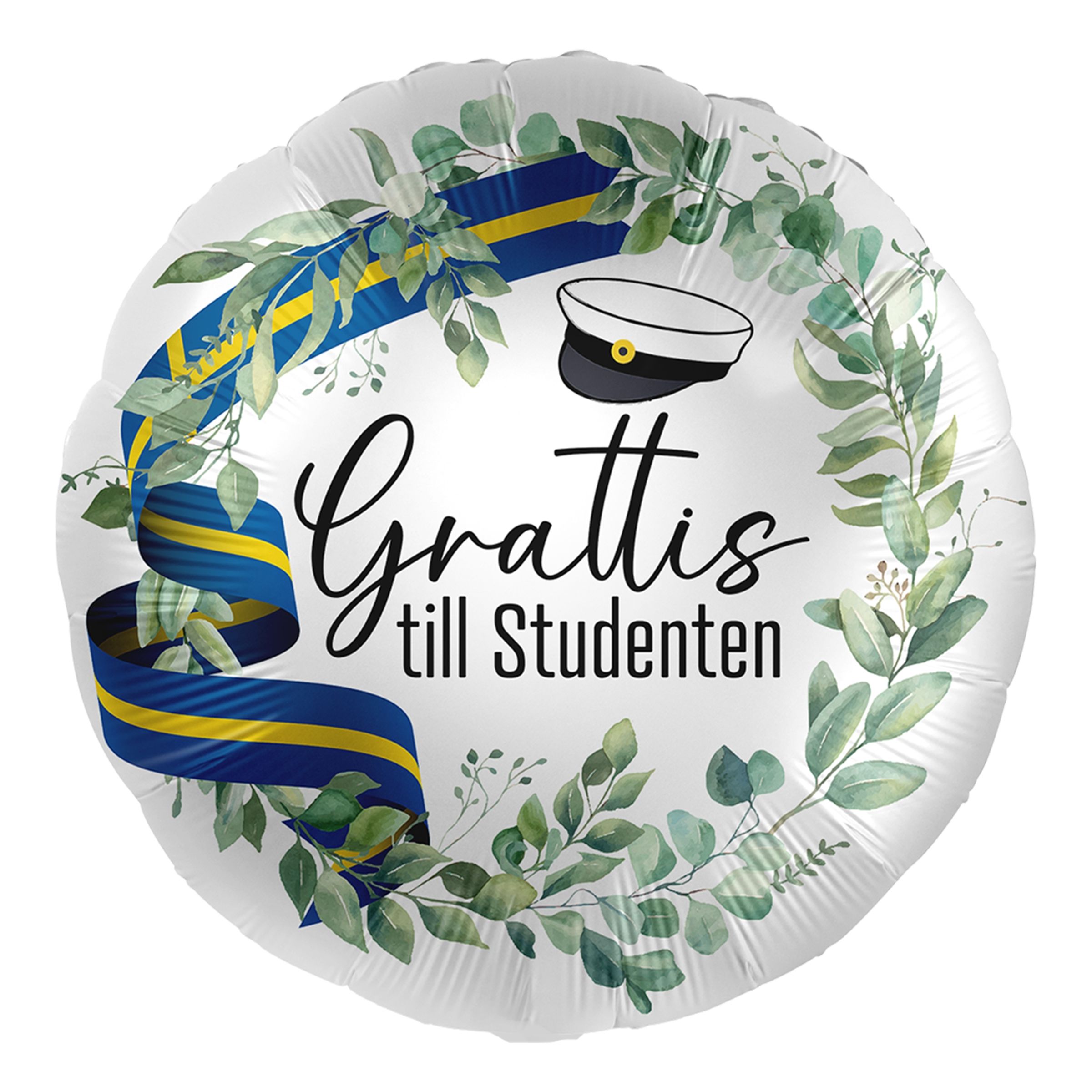 Läs mer om Folieballong Grattis Till Studenten Krans
