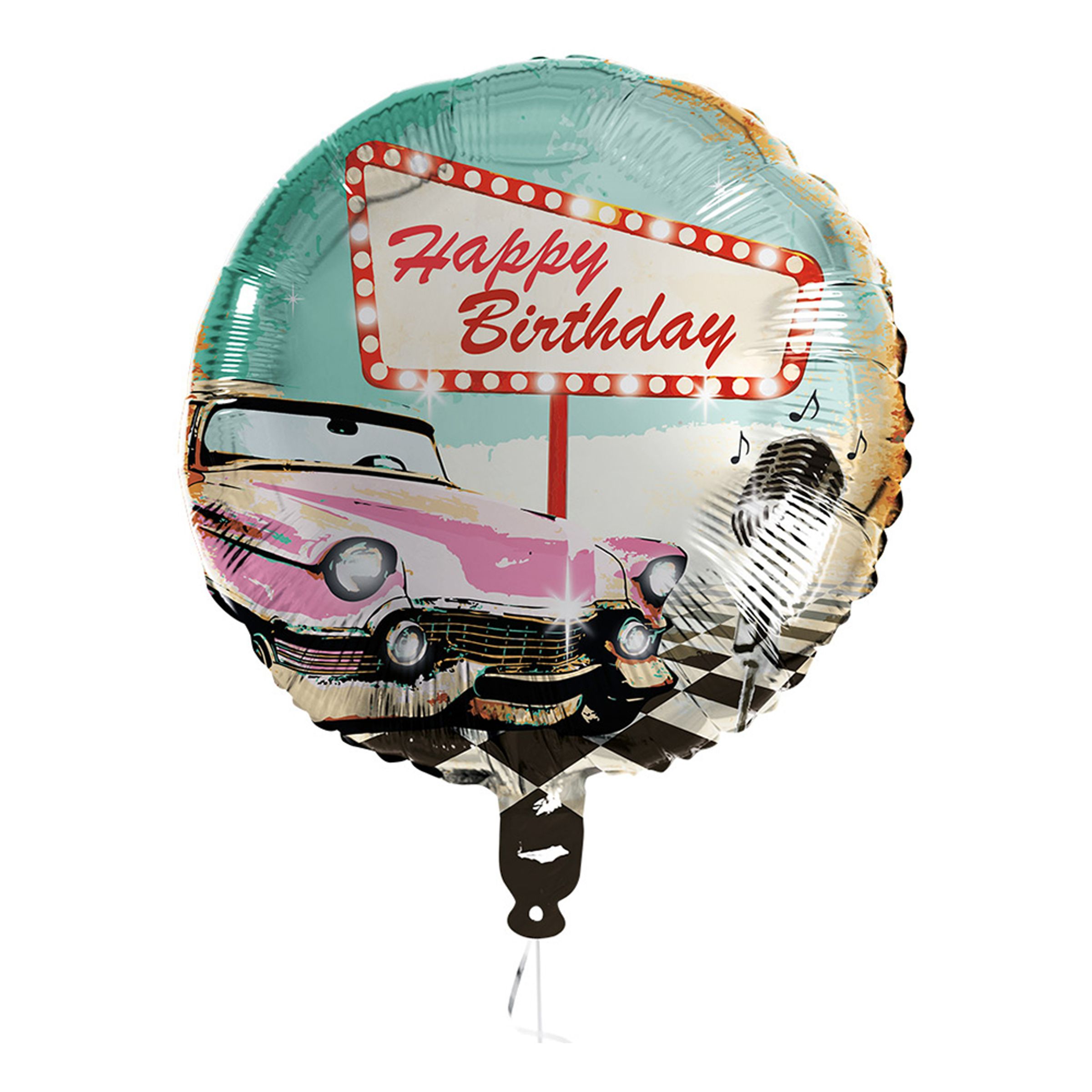 Folieballong Happy Birthday 50s - 1-pack