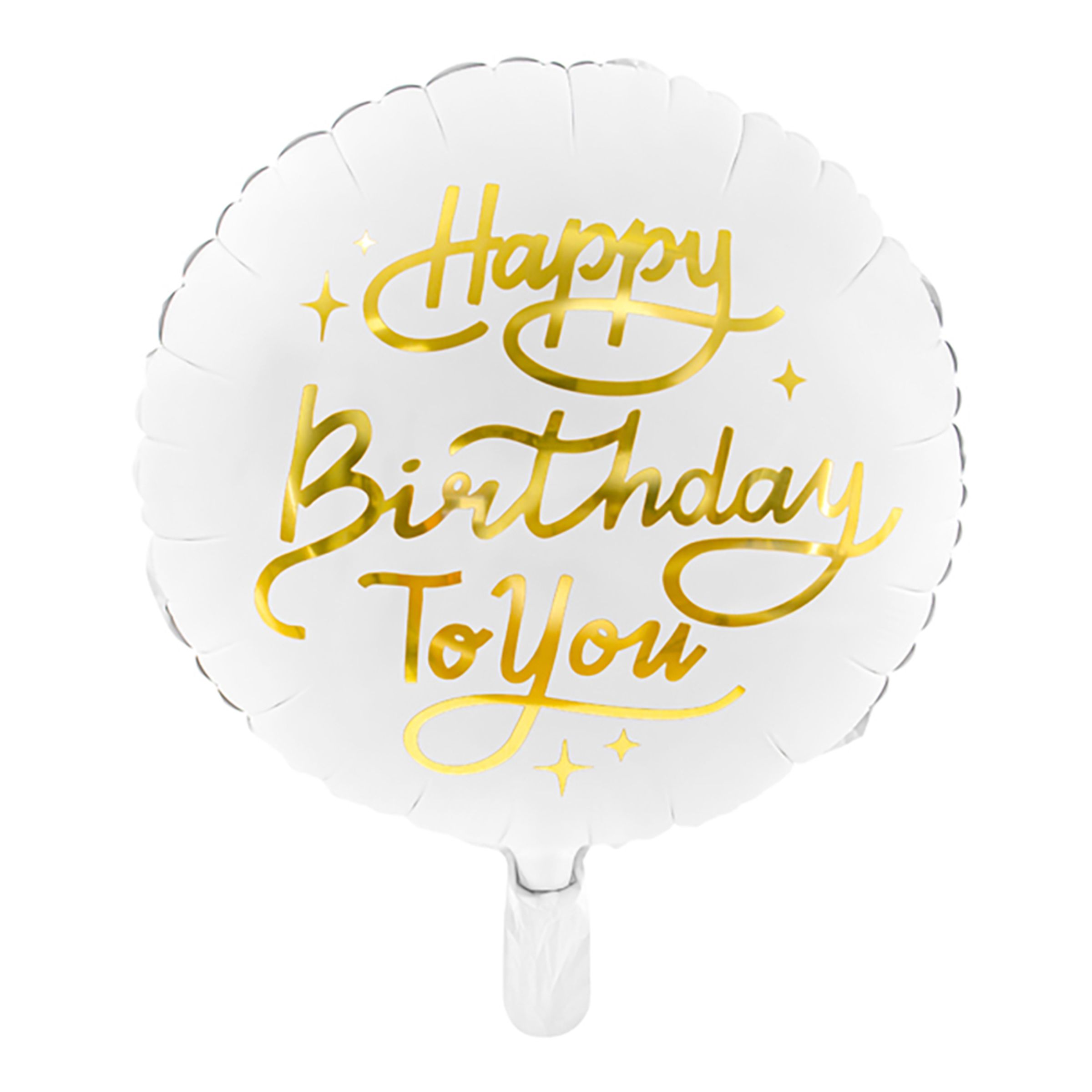 Läs mer om Folieballong Happy Birthday To You - 1-pack
