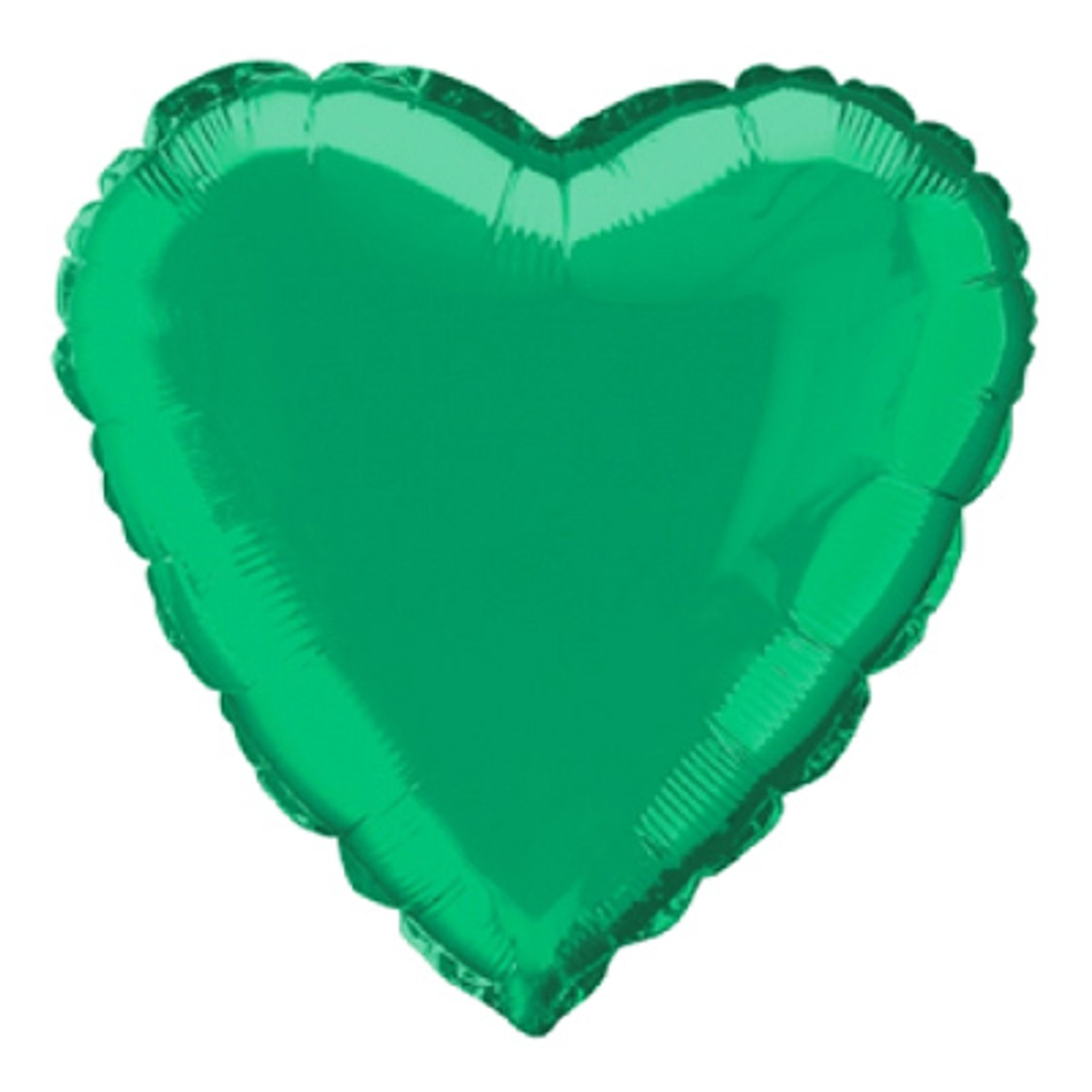 Läs mer om Folieballong Hjärta Grönt