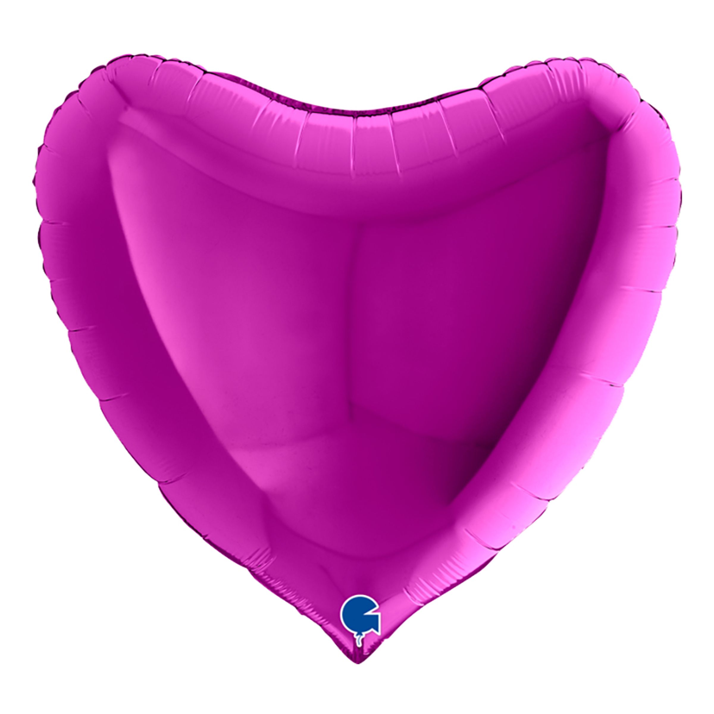 Folieballong Hjärta Lila - 91 cm