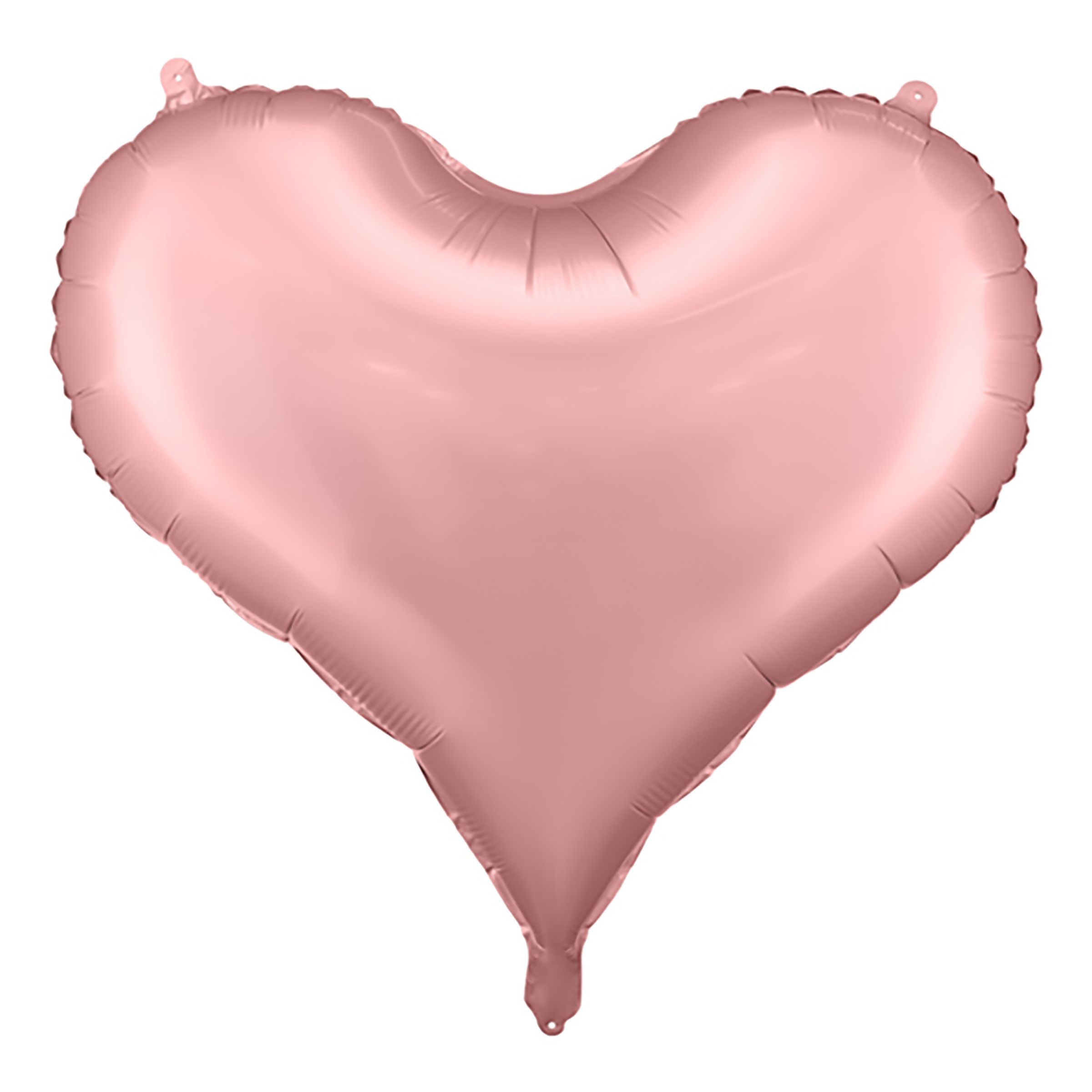 Folieballong Hjärta Ljusrosa