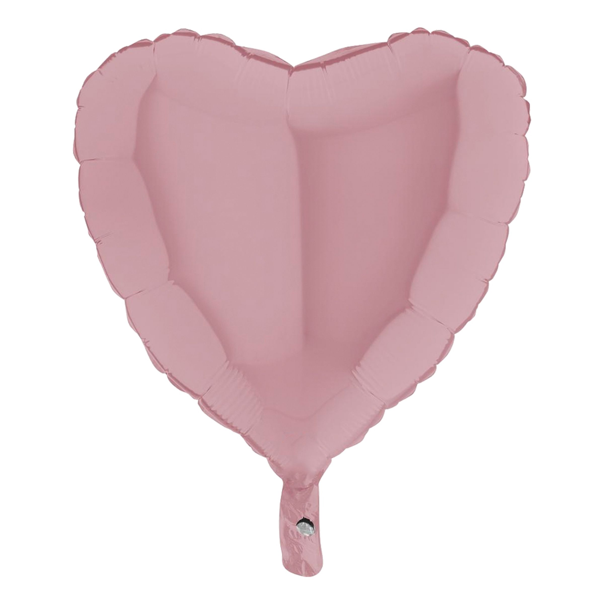 Folieballong Hjärta Matt Pastellrosa - 46 cm | Hem//Festartiklar//Ballonger//Folieballonger | PartyOutlet