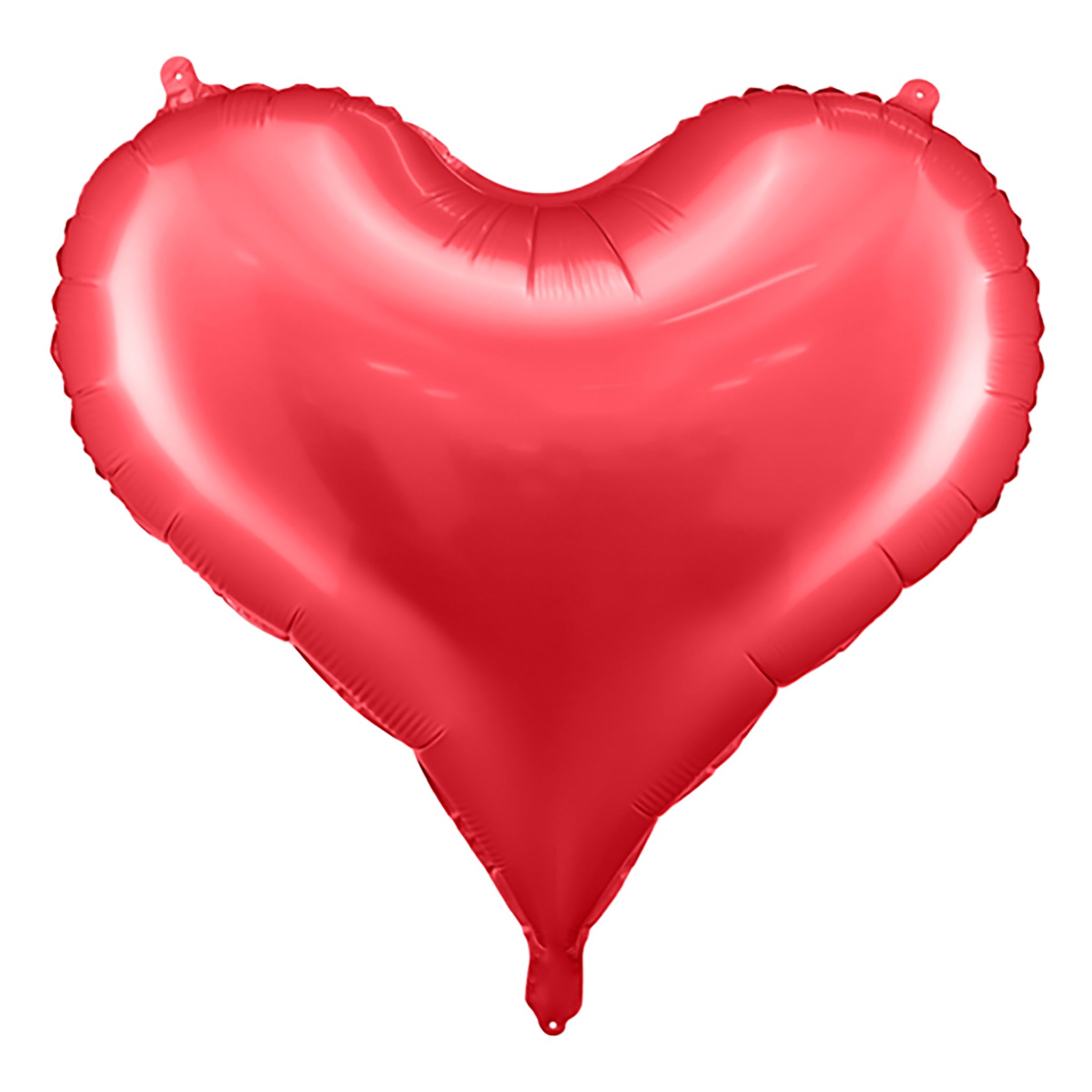 Folieballong Hjärta Röd