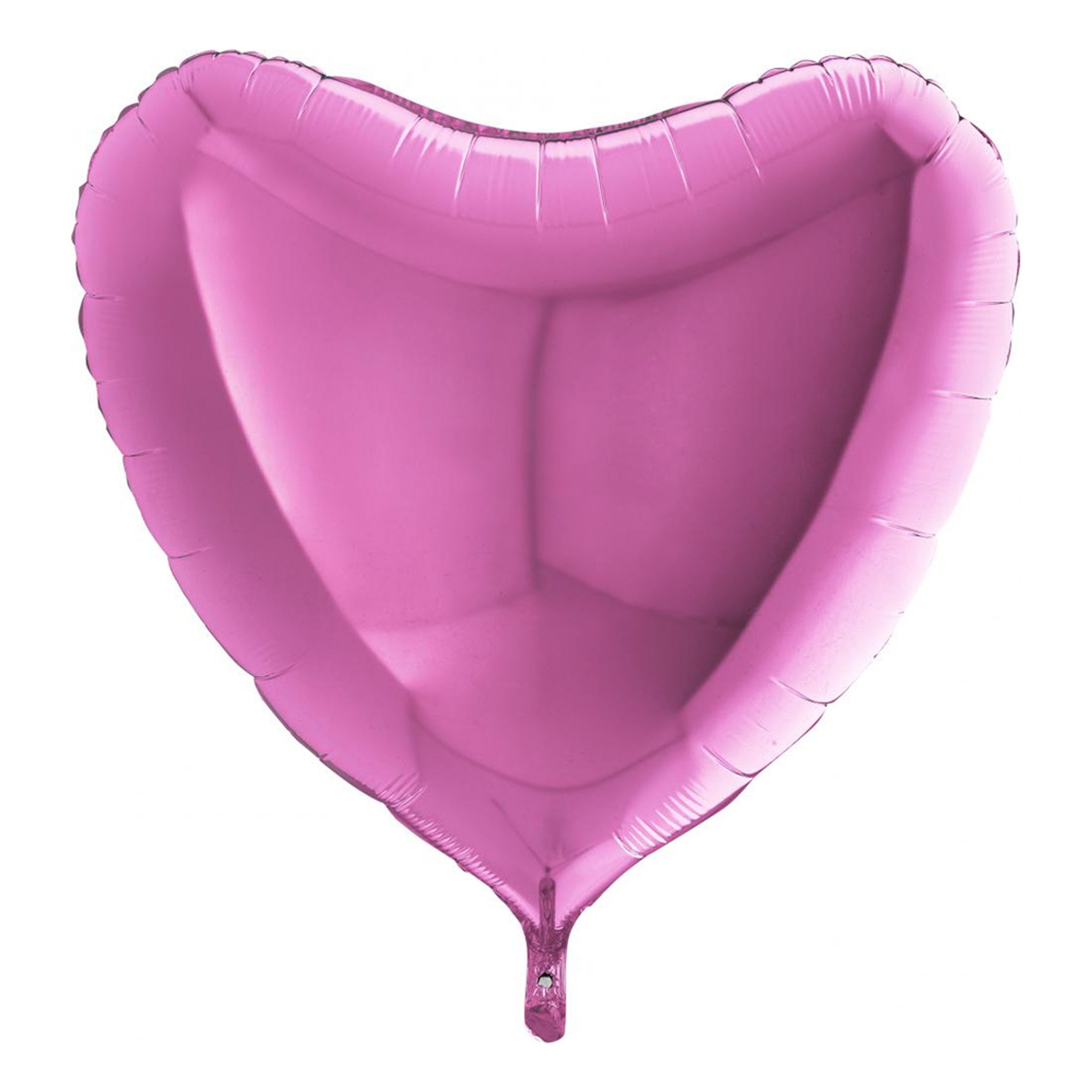 Läs mer om Folieballong Stor Hjärta Rosa - 91 cm