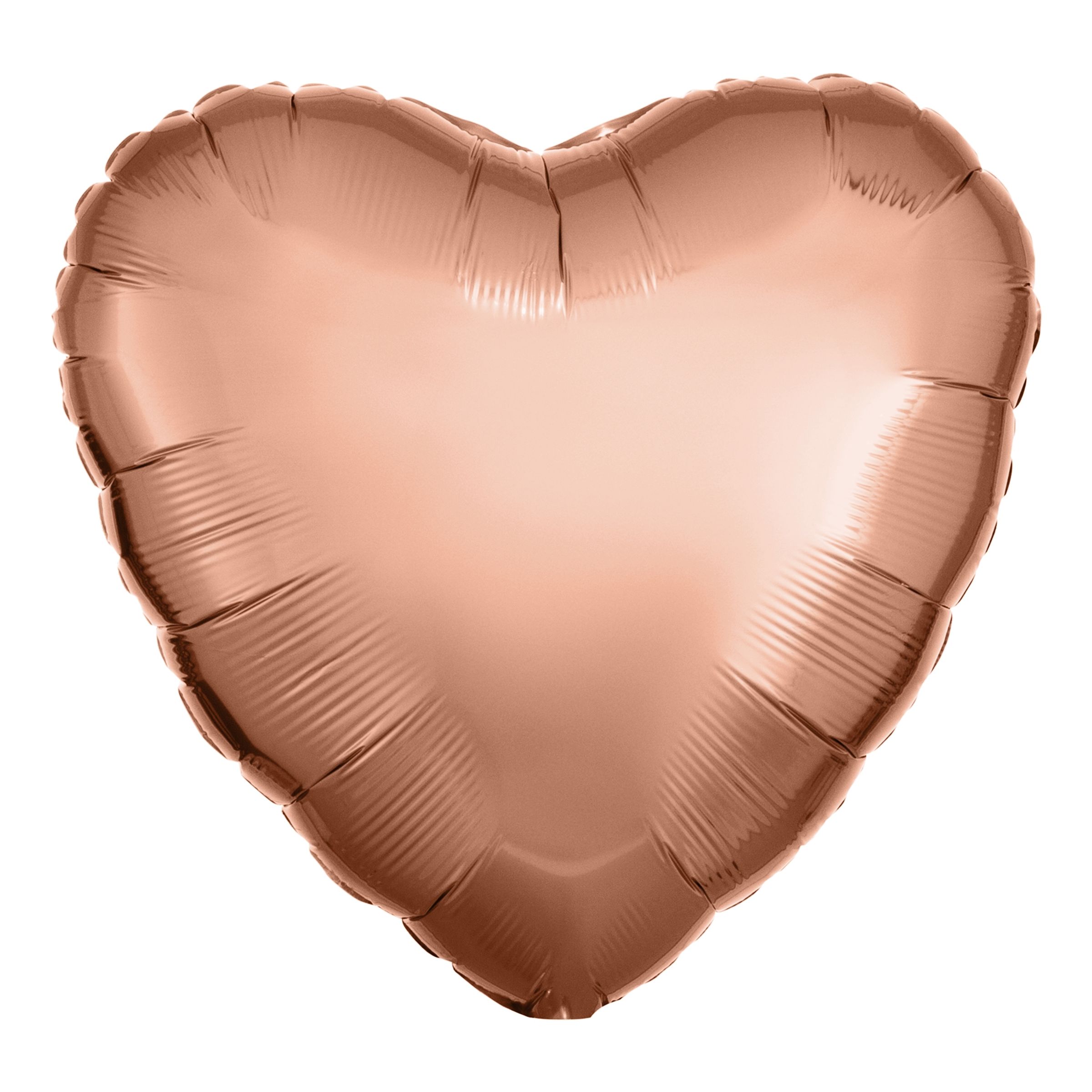 Läs mer om Folieballong Hjärta Roséguld