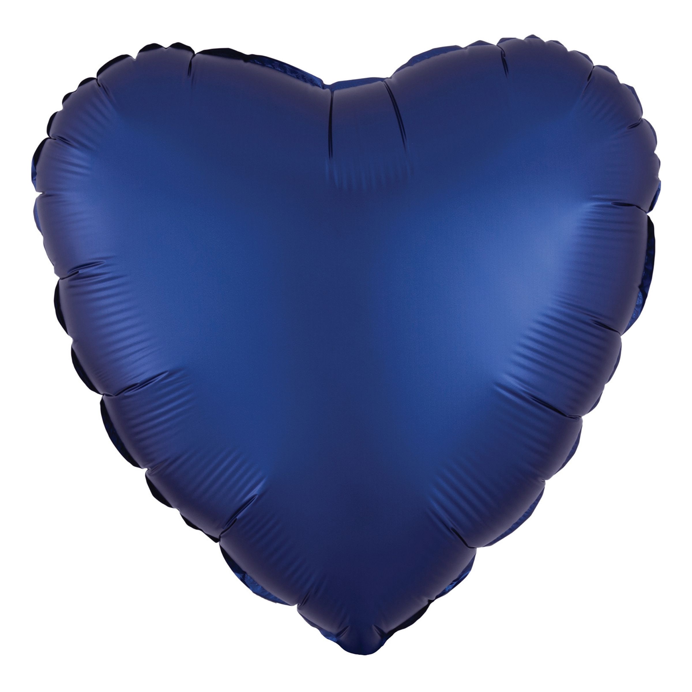 Läs mer om Folieballong Hjärta Silke Mörkblå