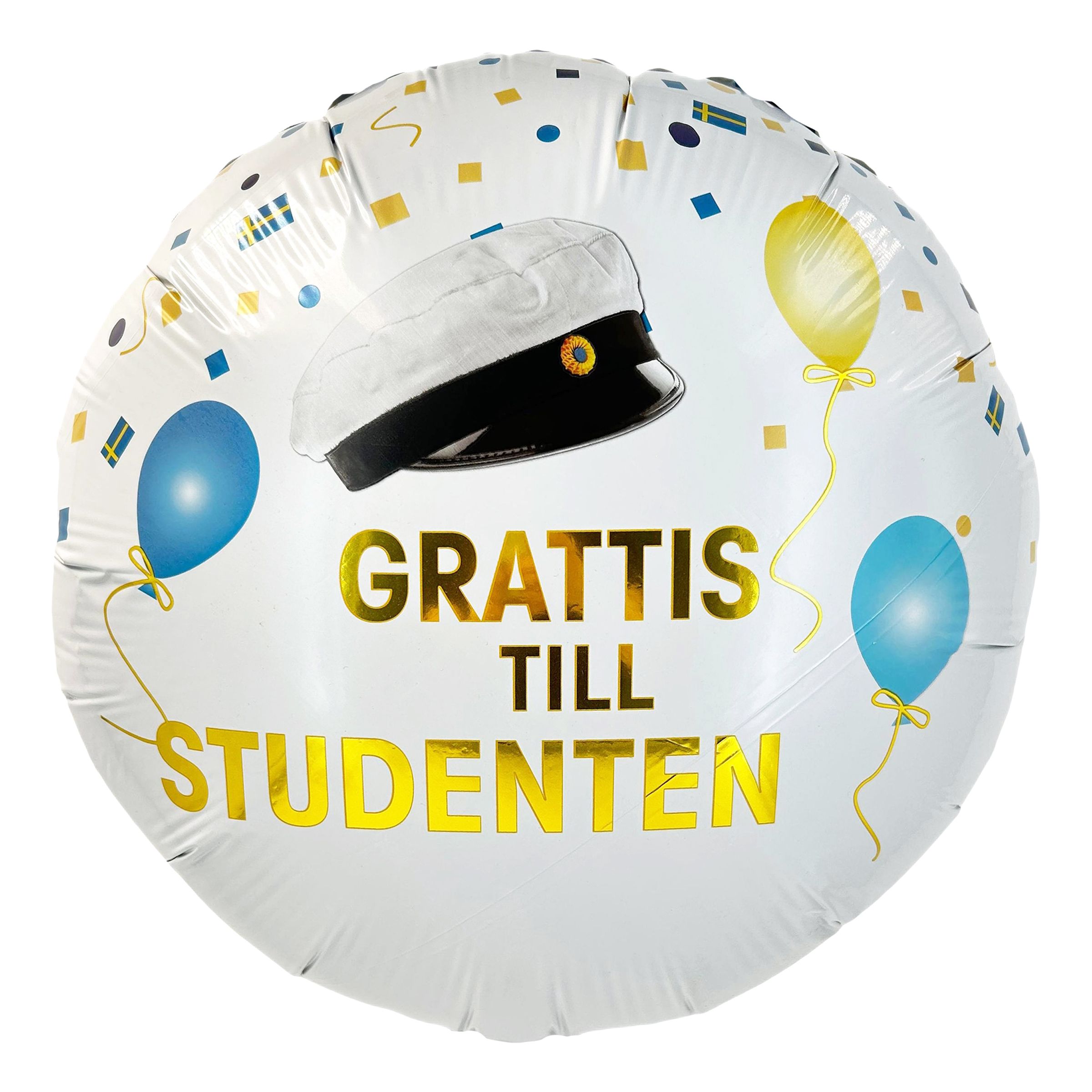 Folieballong Konfetti Student | Hem - Festartiklar - Ballonger - Folieballonger | Maskeradspecialisten