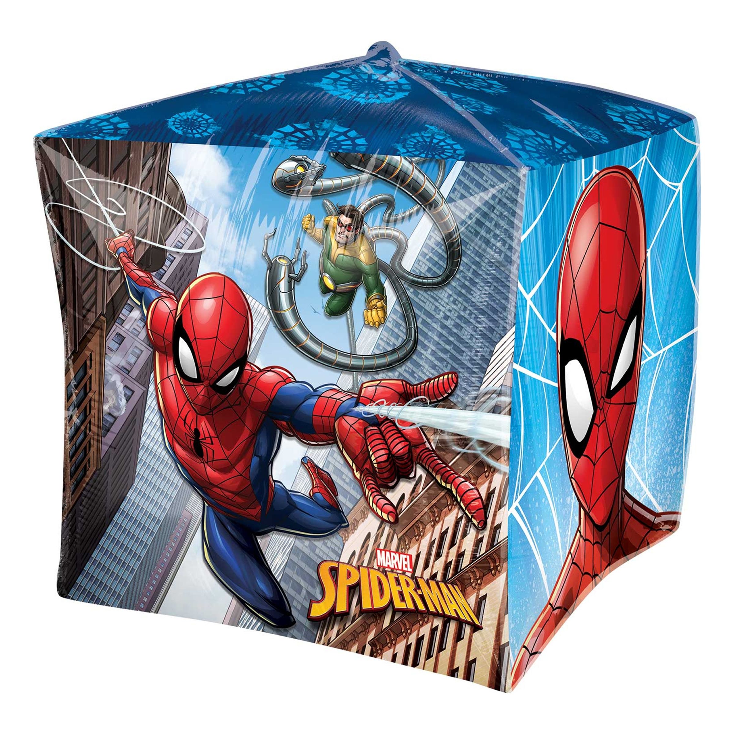 Folieballong Kub Spider-Man