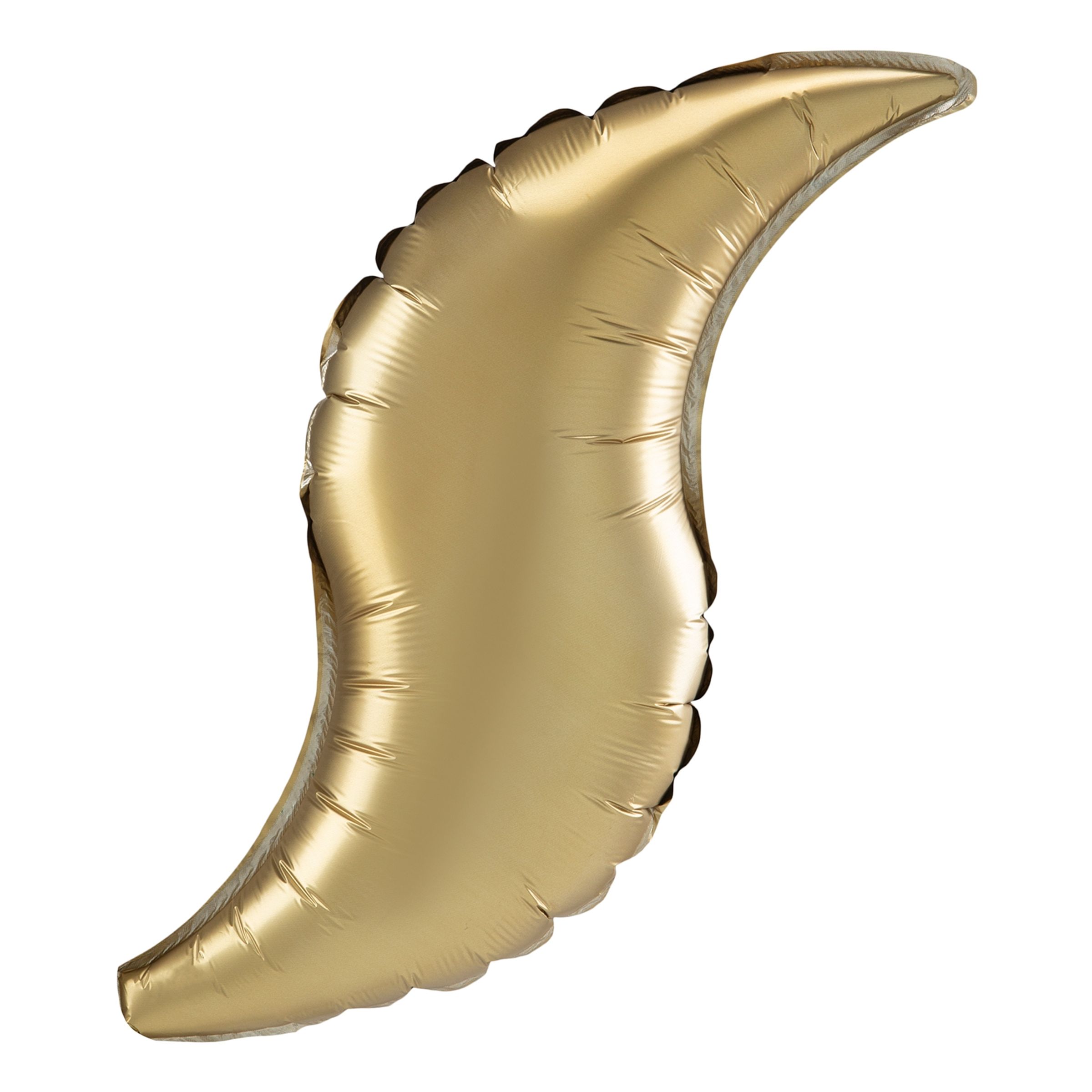 Folieballong Kurvad Satin Guld - 91 cm