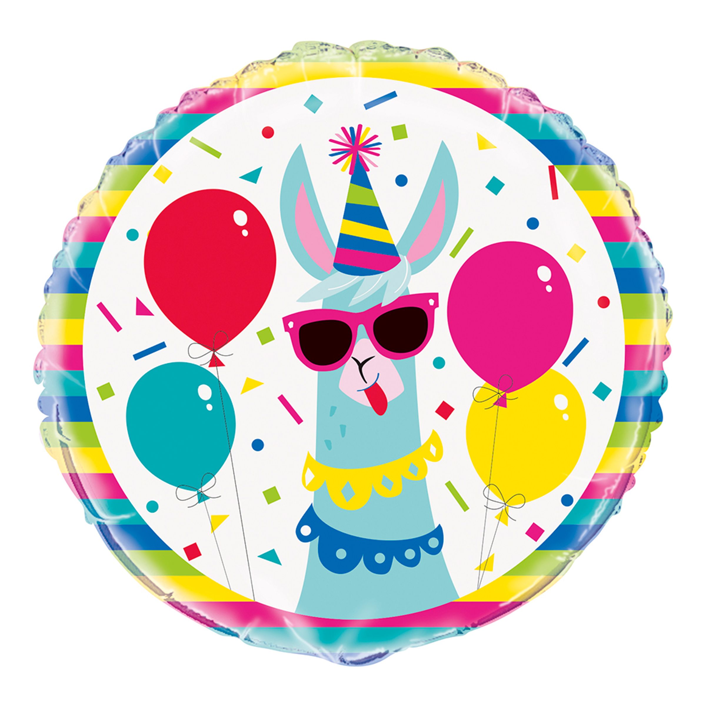 Läs mer om Folieballong Lama Födelsedag