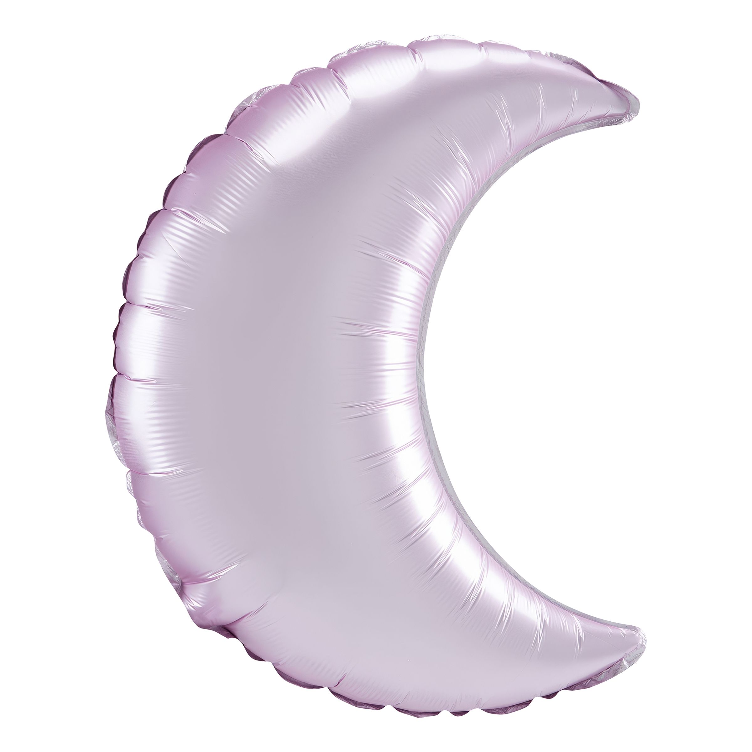 Läs mer om Folieballong Måne Satin Rosa Pastell Shape - Liten