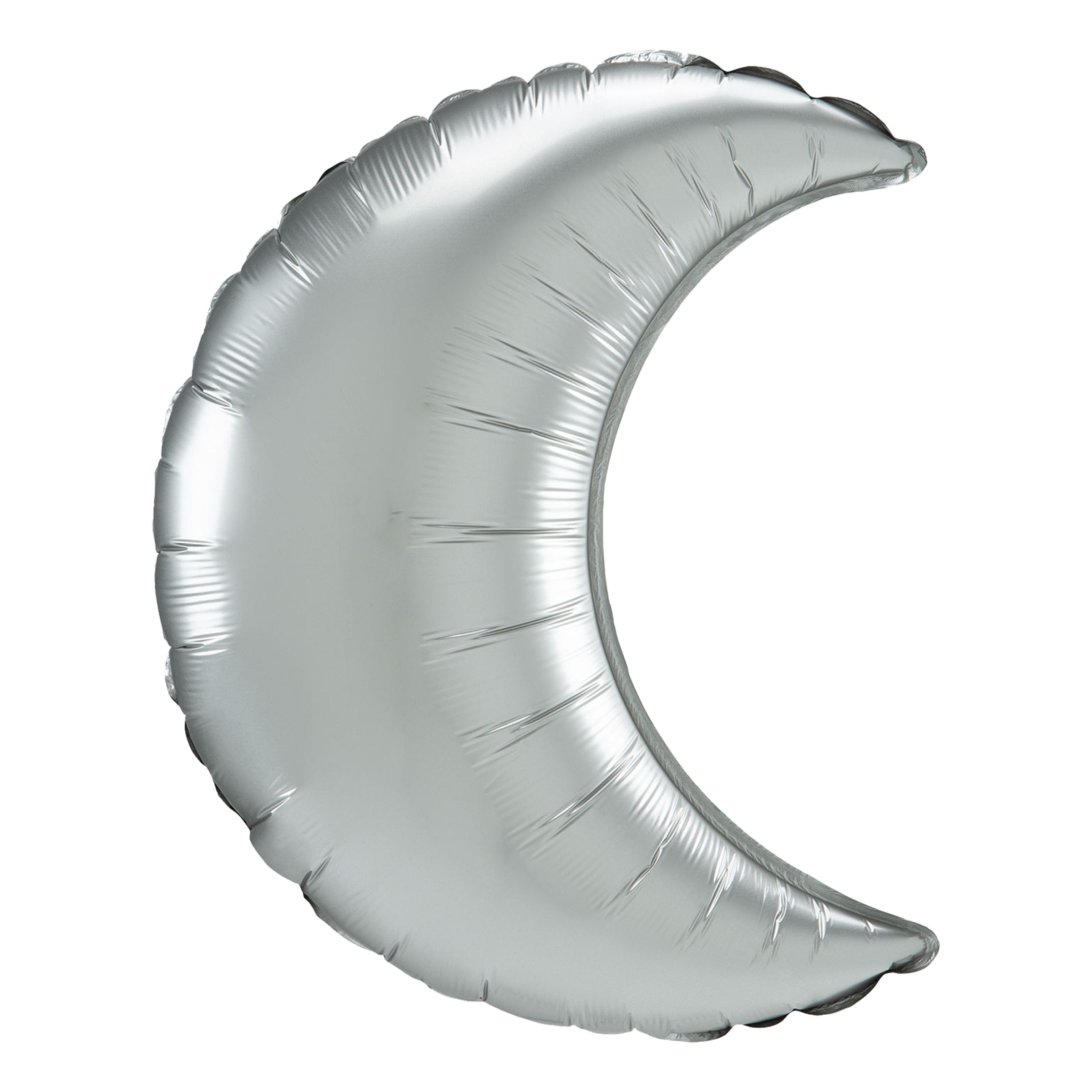 Folieballong Måne Silver Platina Shape - Liten