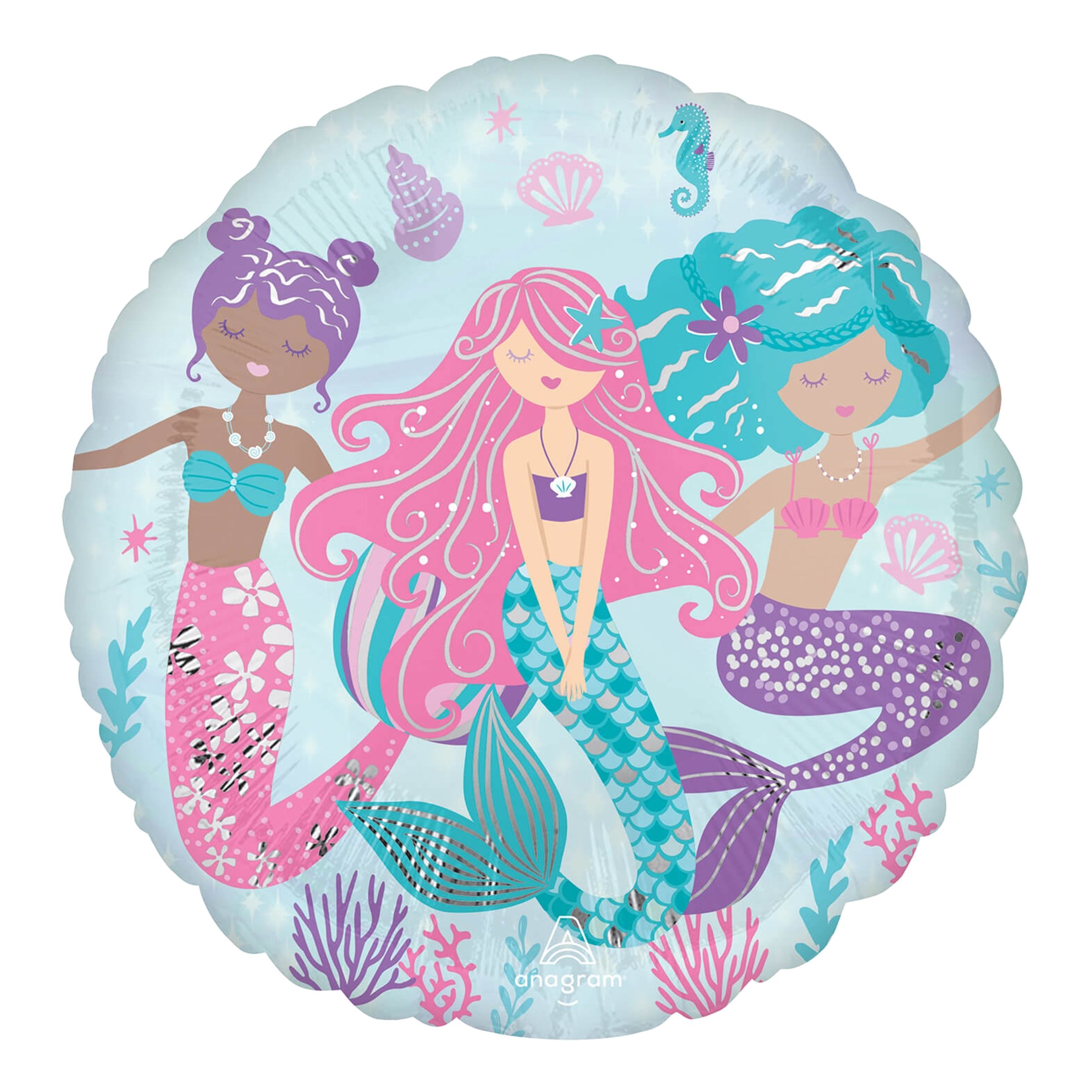 Läs mer om Folieballong Mermaids