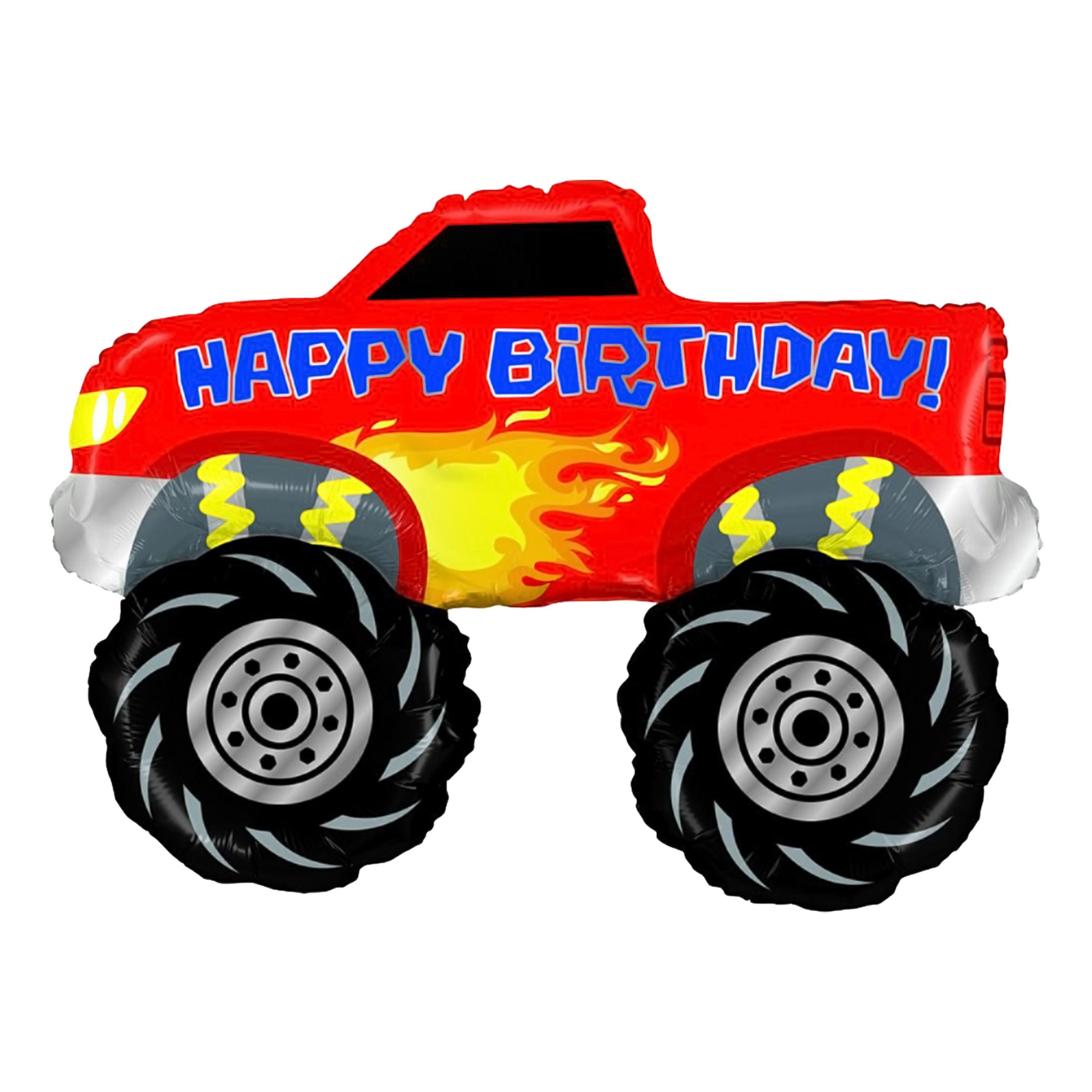 Läs mer om Folieballong Monster Truck Birthday