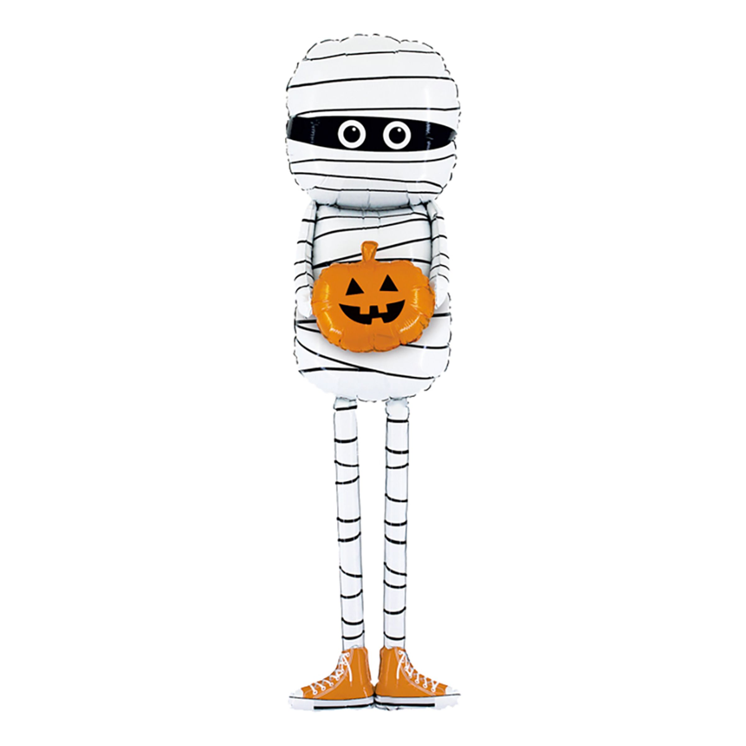 Folieballong Mumie med Pumpa Shape