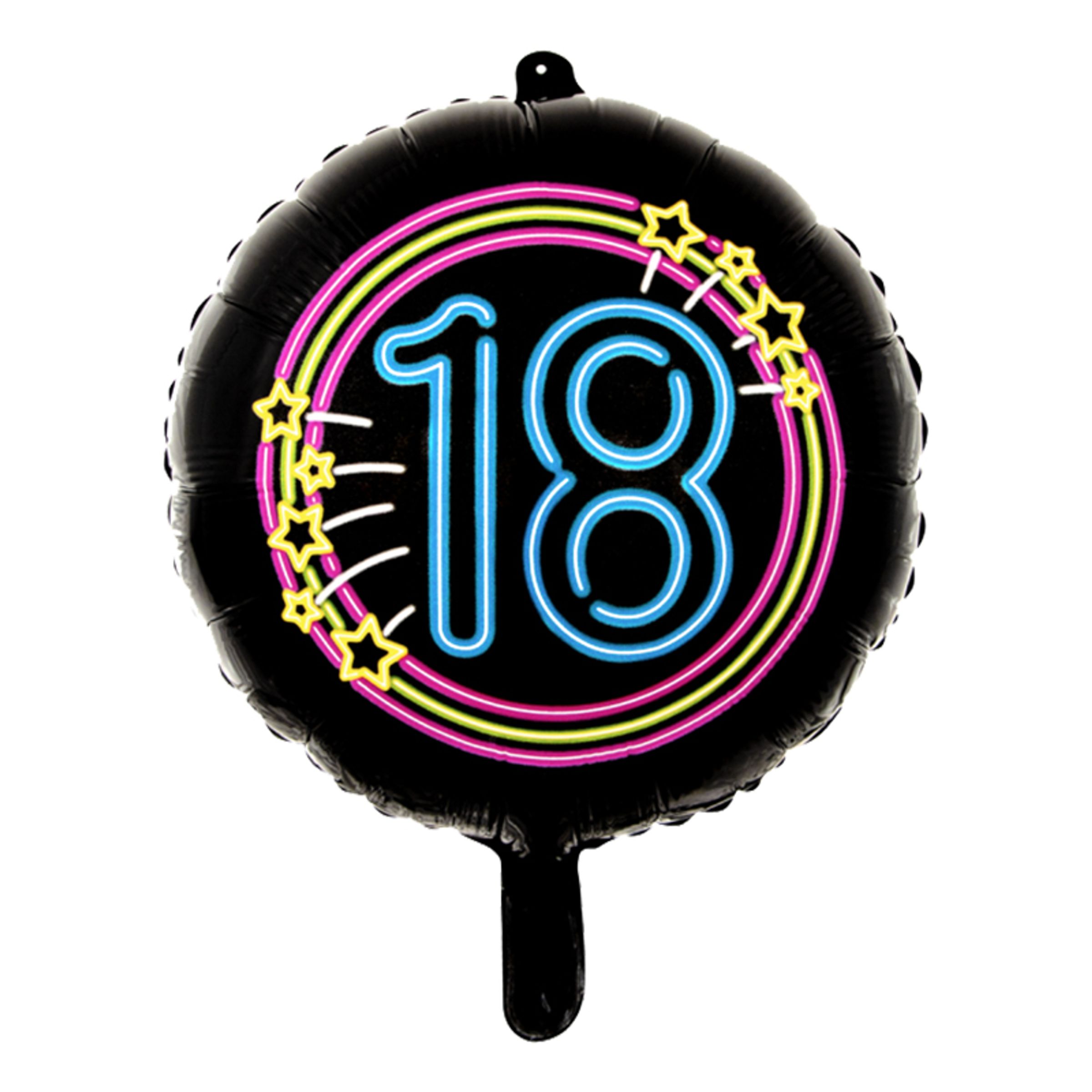 Folieballong Neon Rund 18 - 46 cm