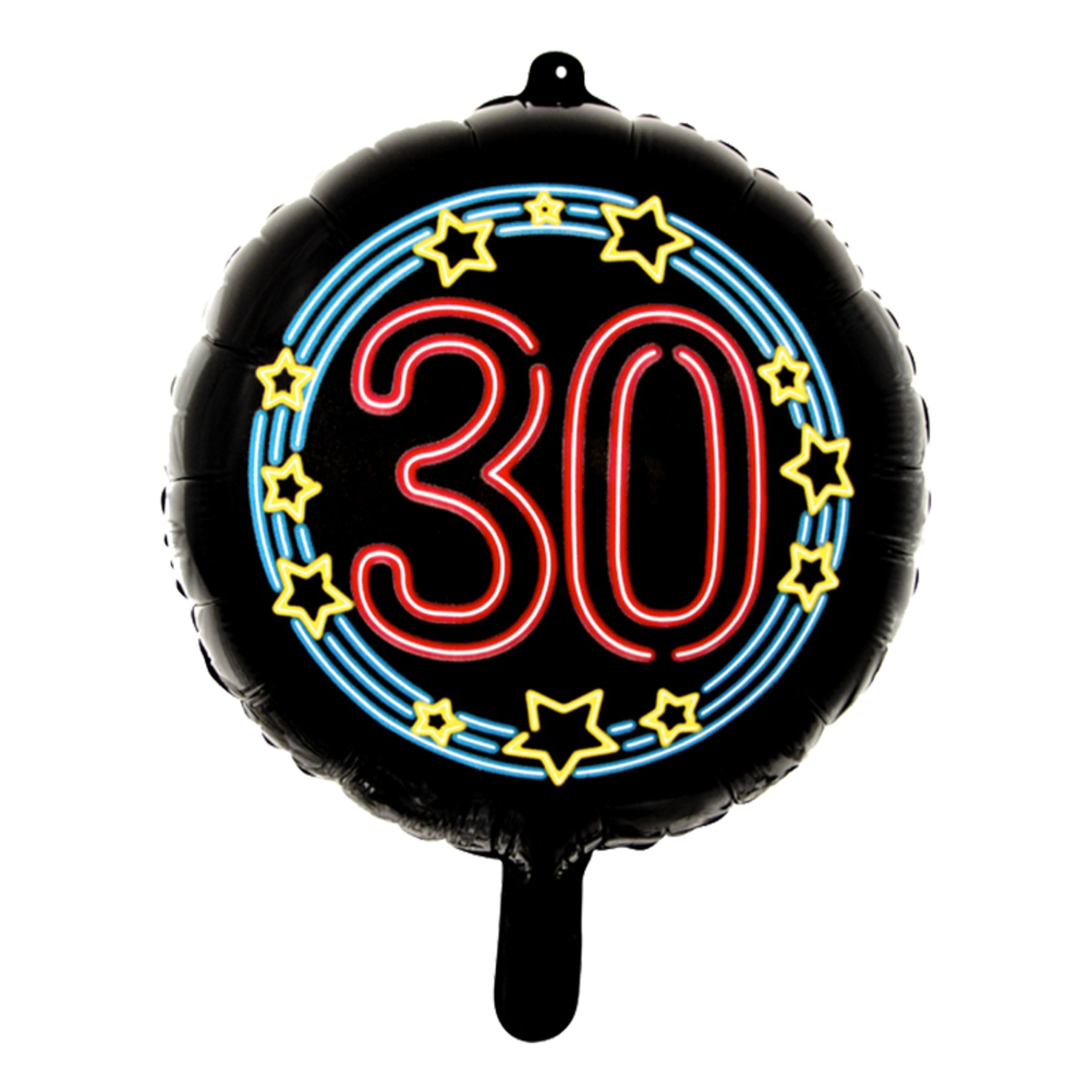 Folieballong Neon Rund 30 - 46 cm