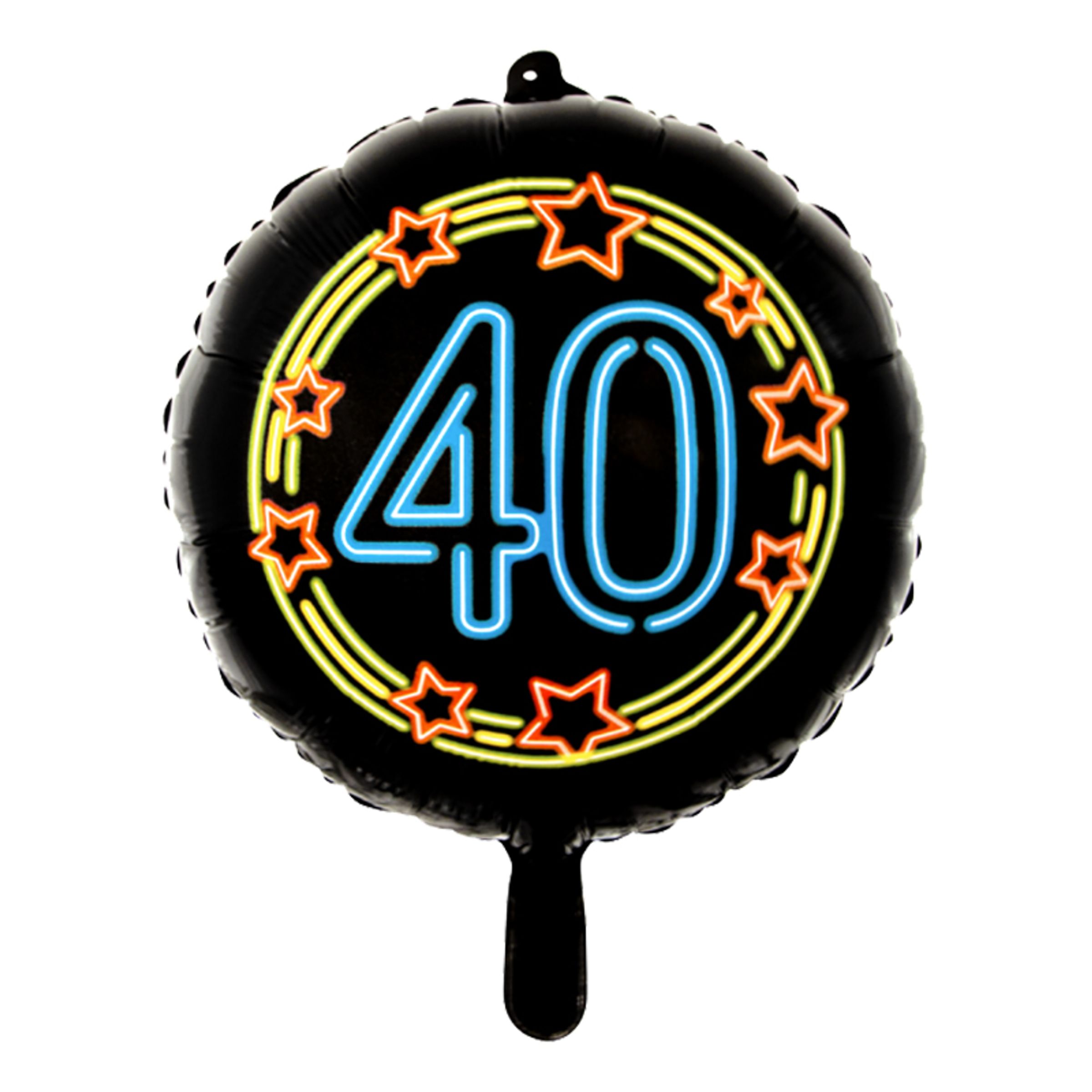 Läs mer om Folieballong Neon Rund 40 - 46 cm