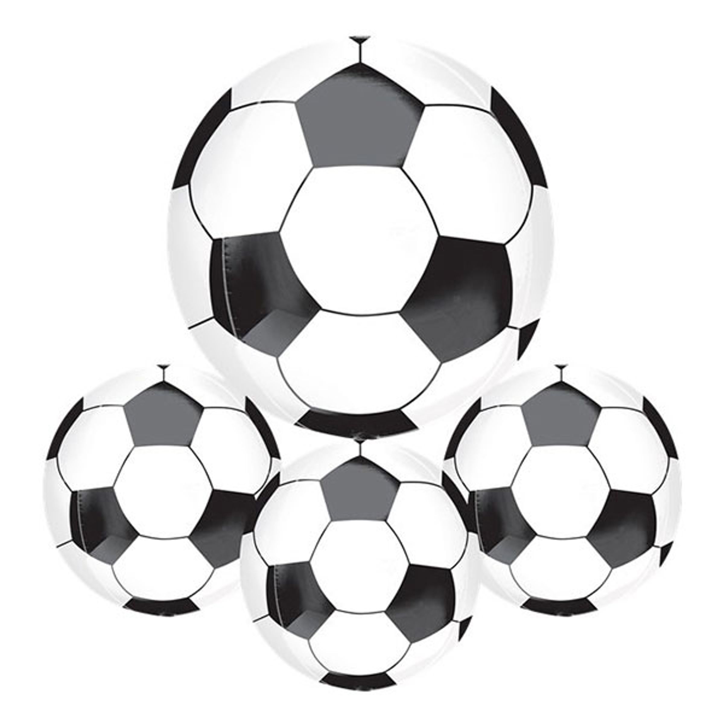 Läs mer om Folieballong Orbz Fotboll