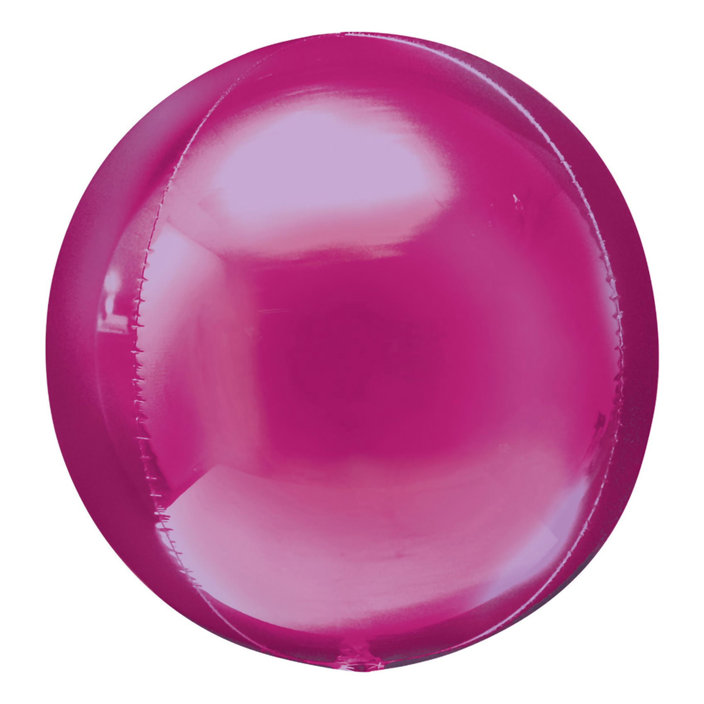 Läs mer om Folieballong Orbz Mörkrosa