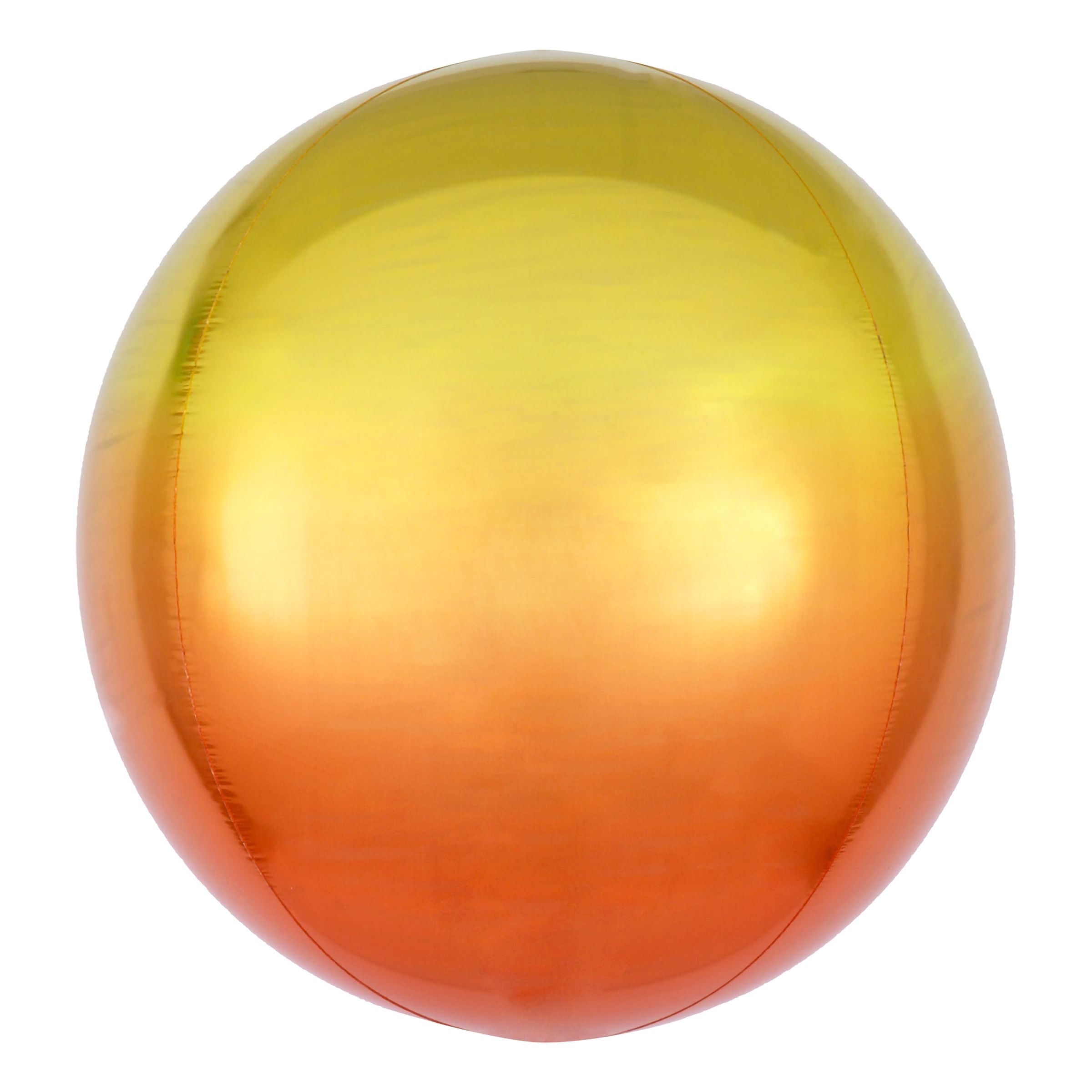 Folieballong Orbz Ombré Gul & Orange