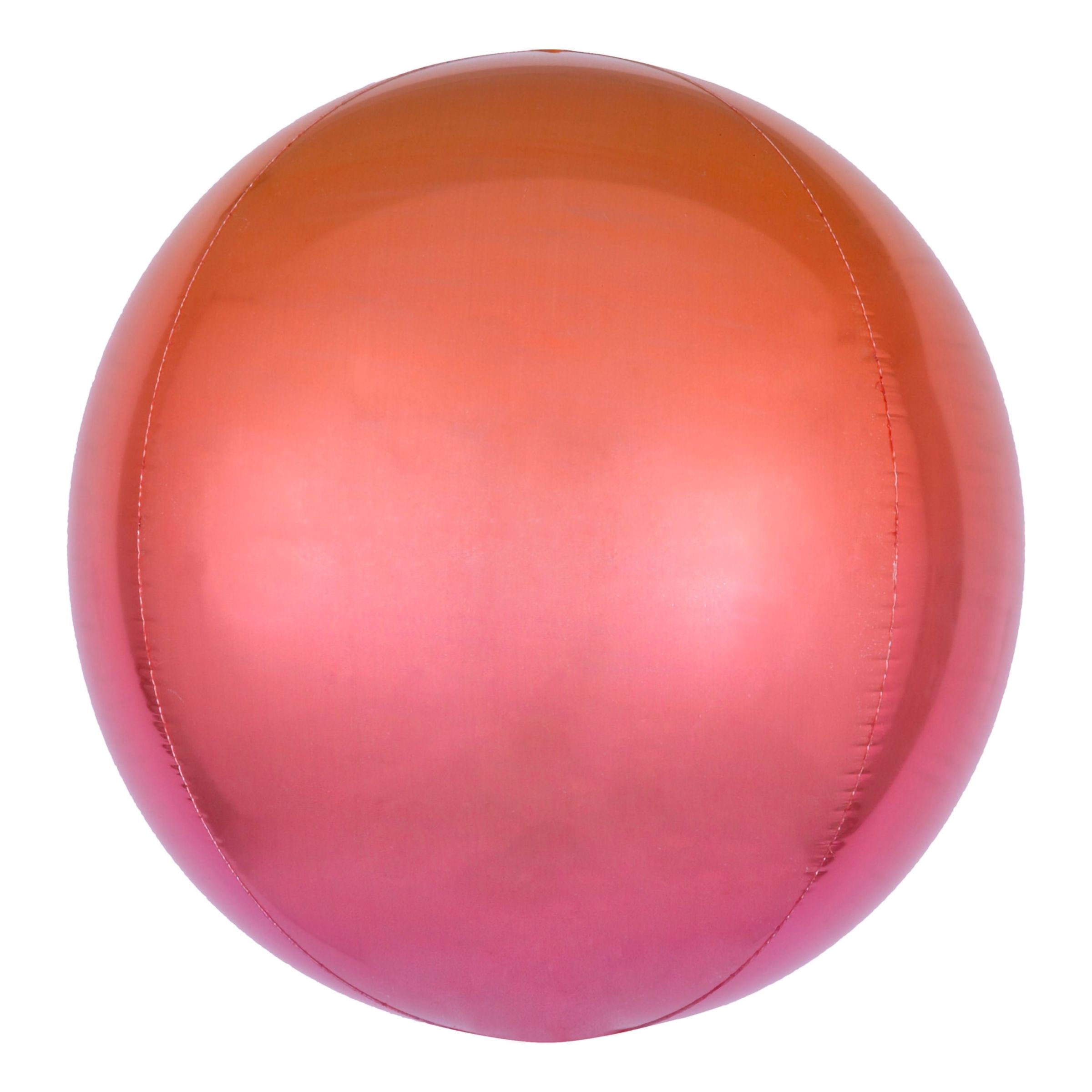 Folieballong Orbz Ombré Röd & Orange