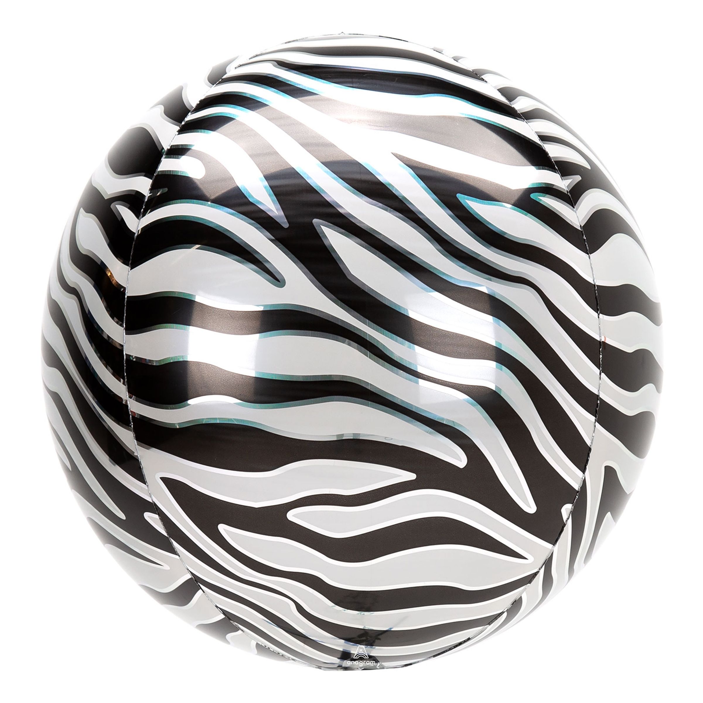 Läs mer om Folieballong Orbz Zebra