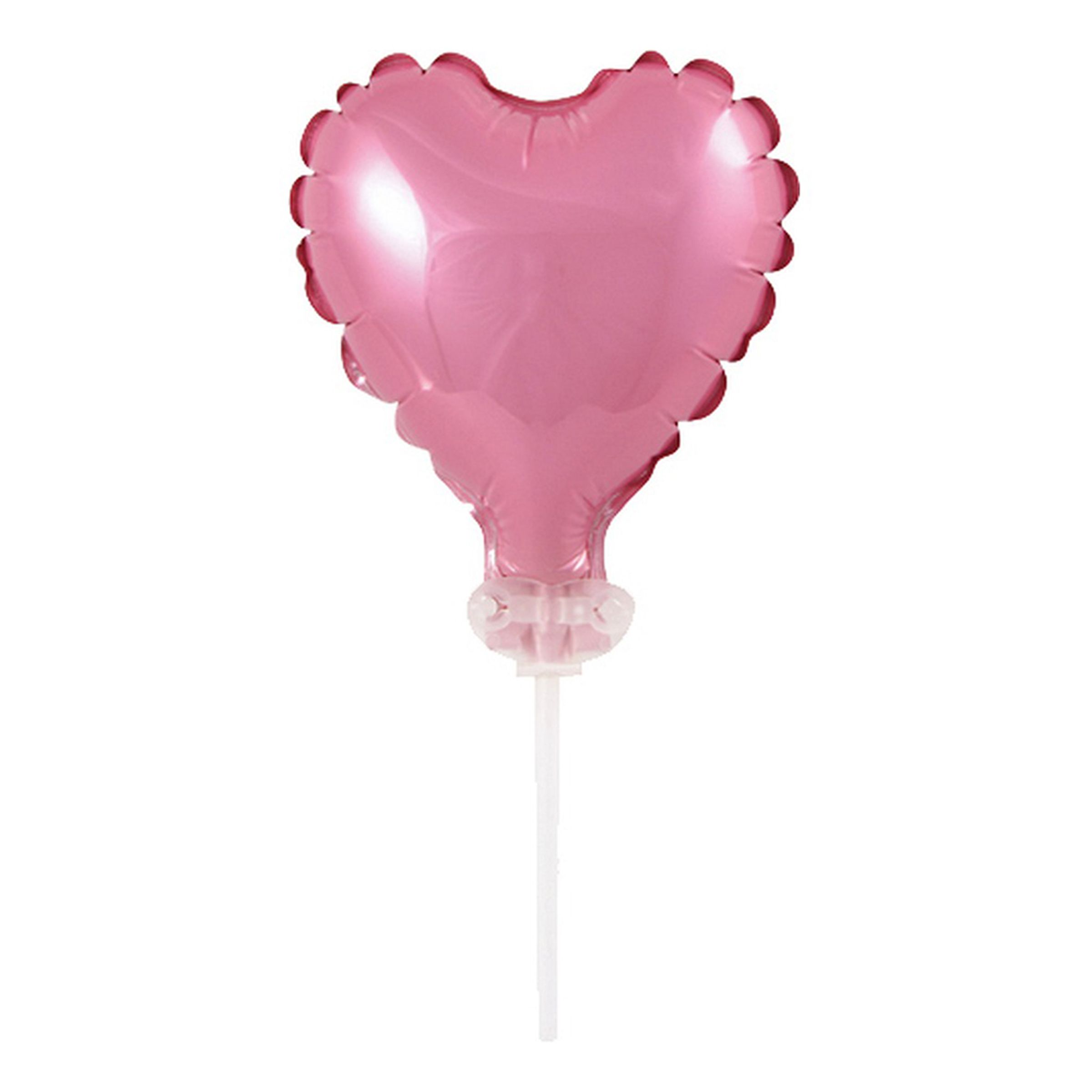 Läs mer om Sifferballong Mini på Pinne Rosa - Hjärta