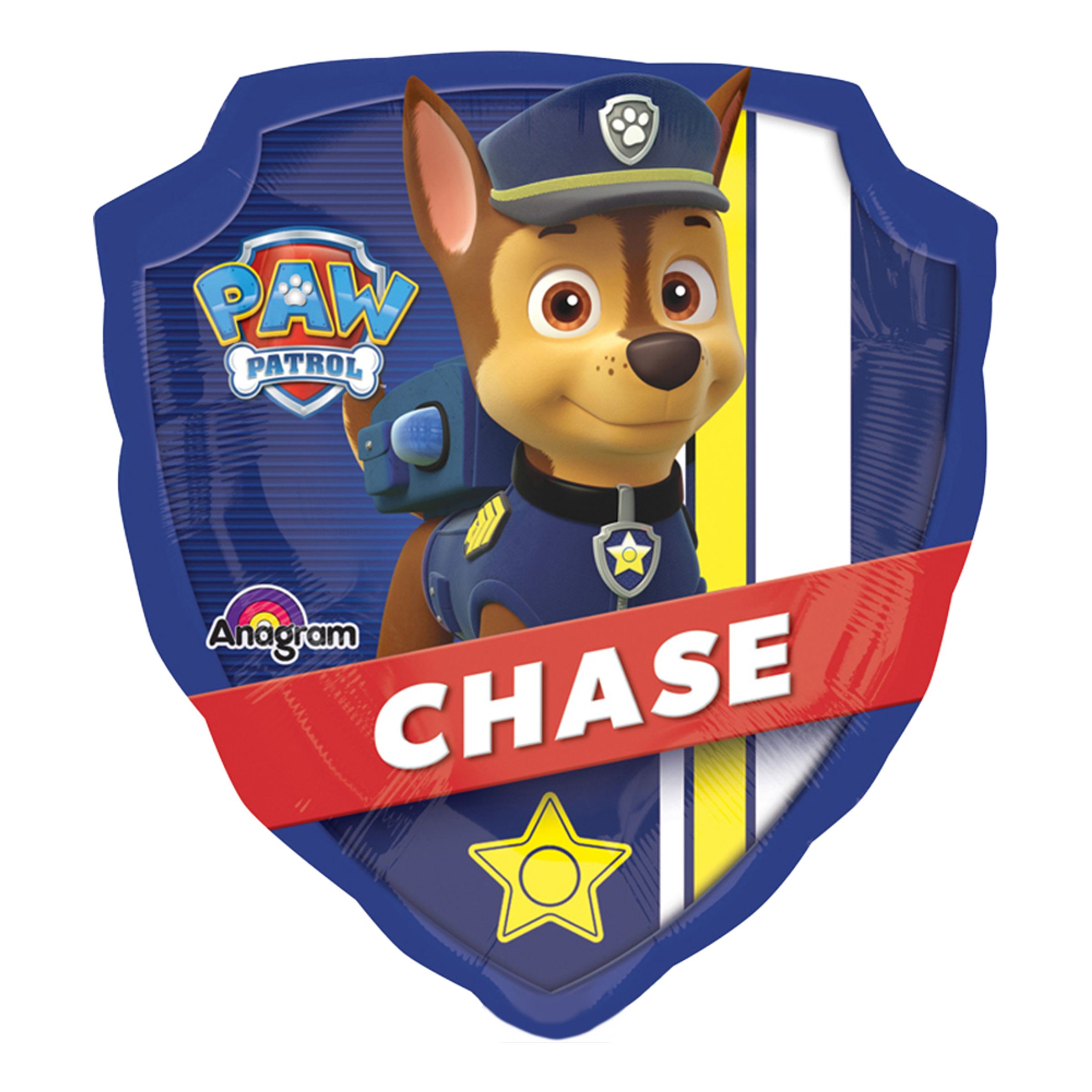 Läs mer om Folieballong Paw Patrol Chase på Pinne