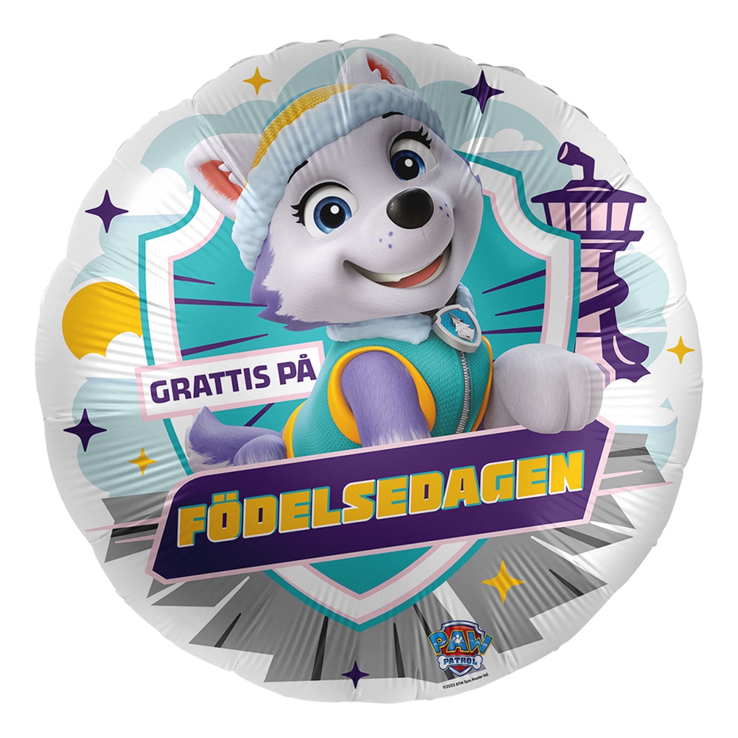 Folieballong Paw Patrol Everest Grattis På Födelsedagen