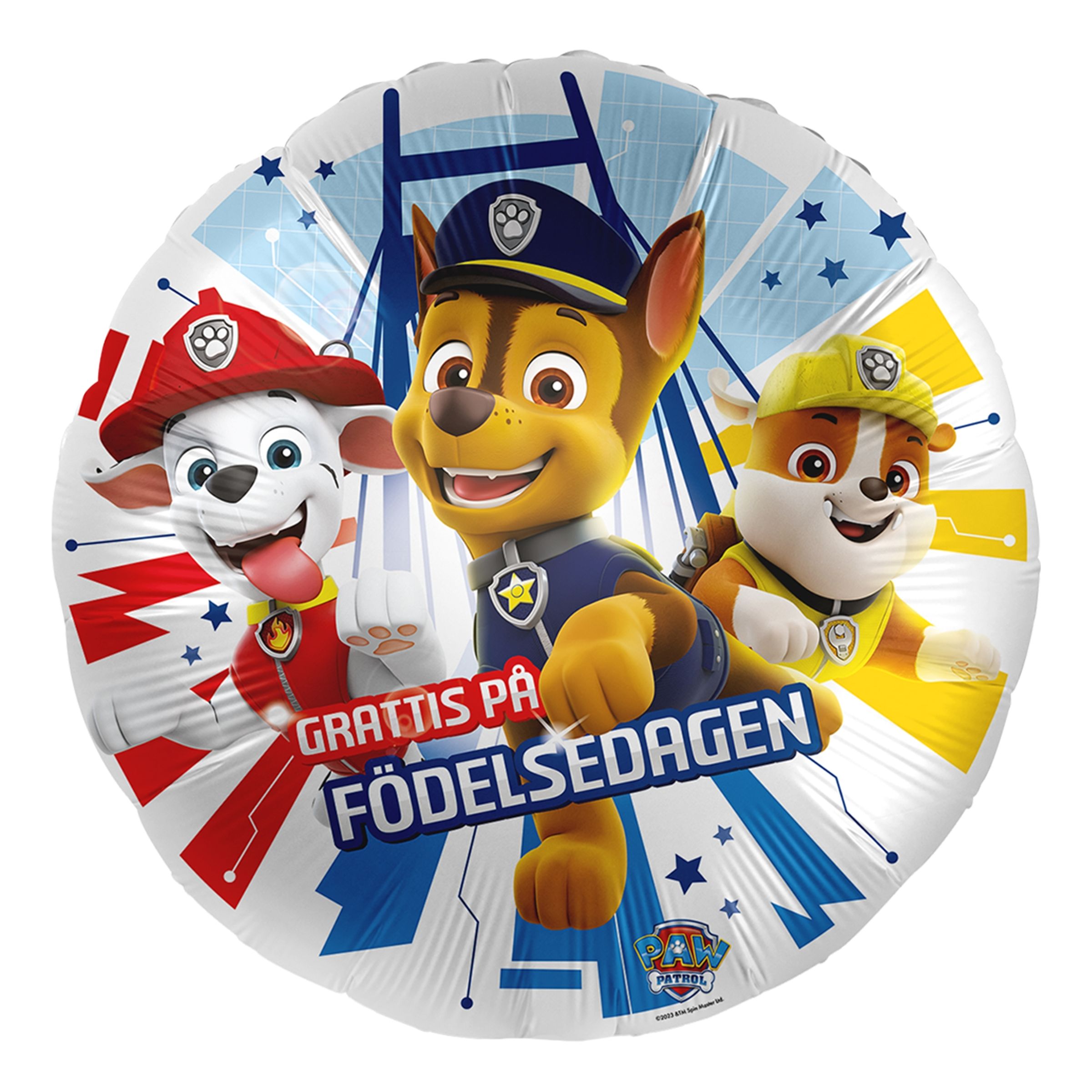 Folieballong Paw Patrol Grattis På Födelsedagen