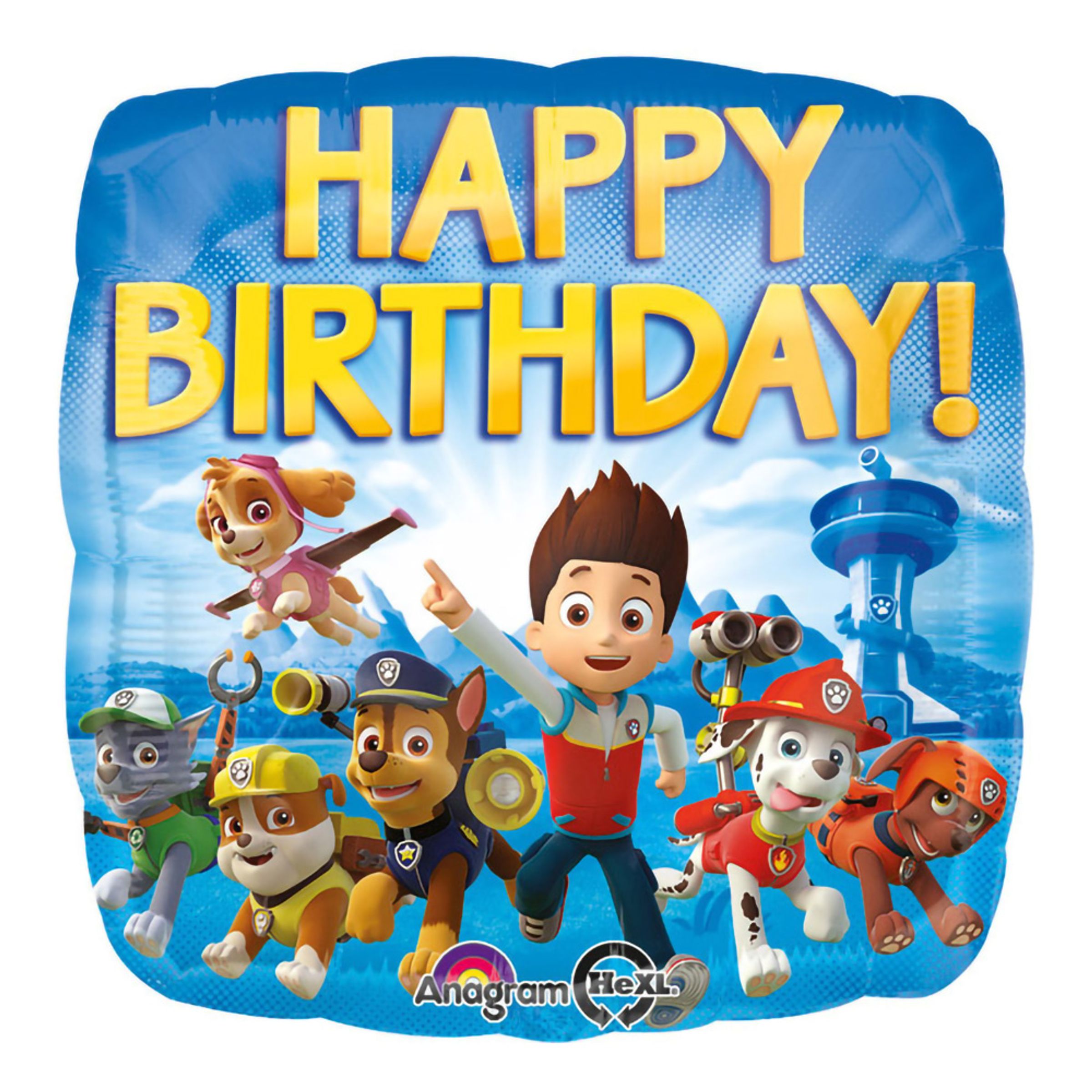 Folieballong Paw Patrol Happy Birthday