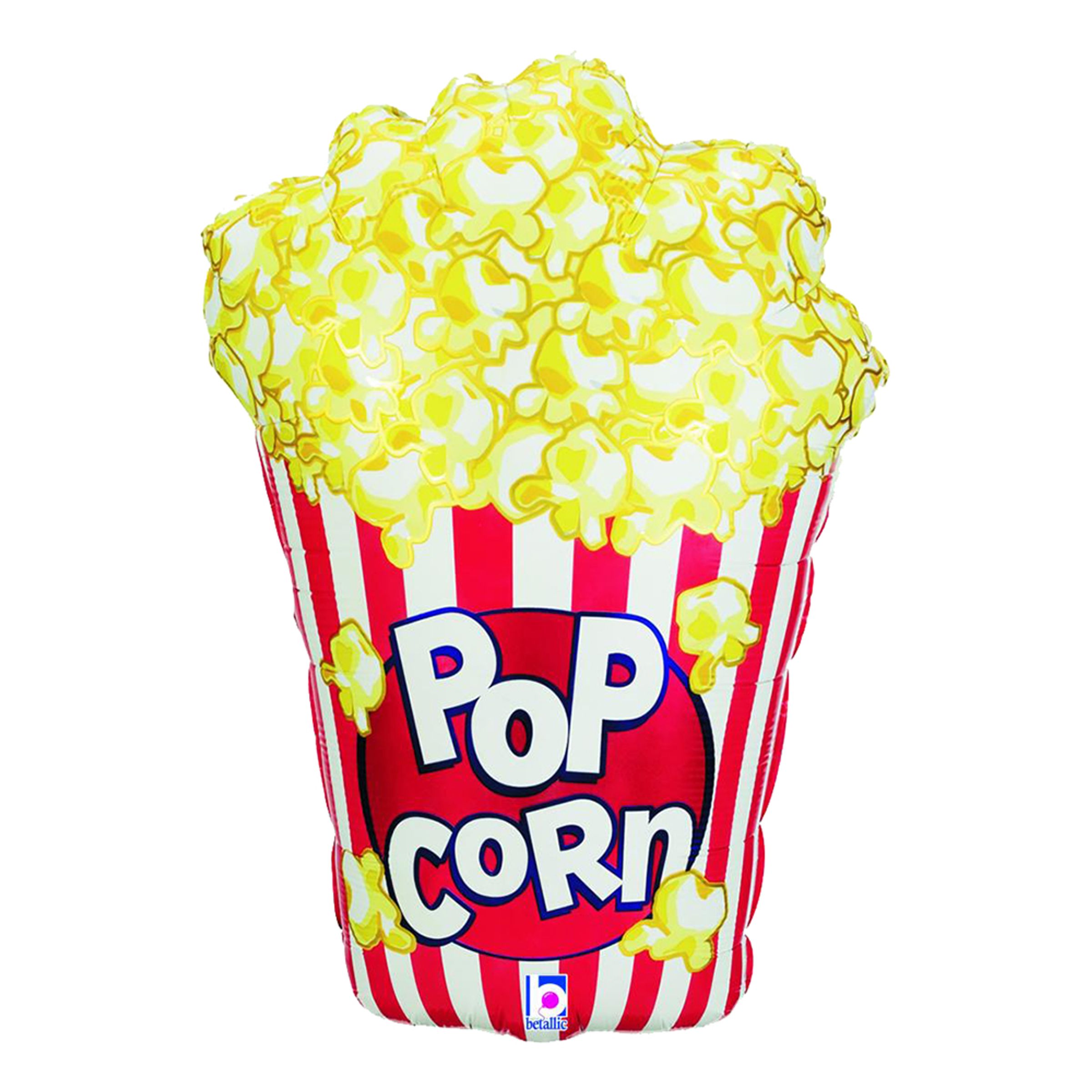 Läs mer om Folieballong Popcorn - 96 cm