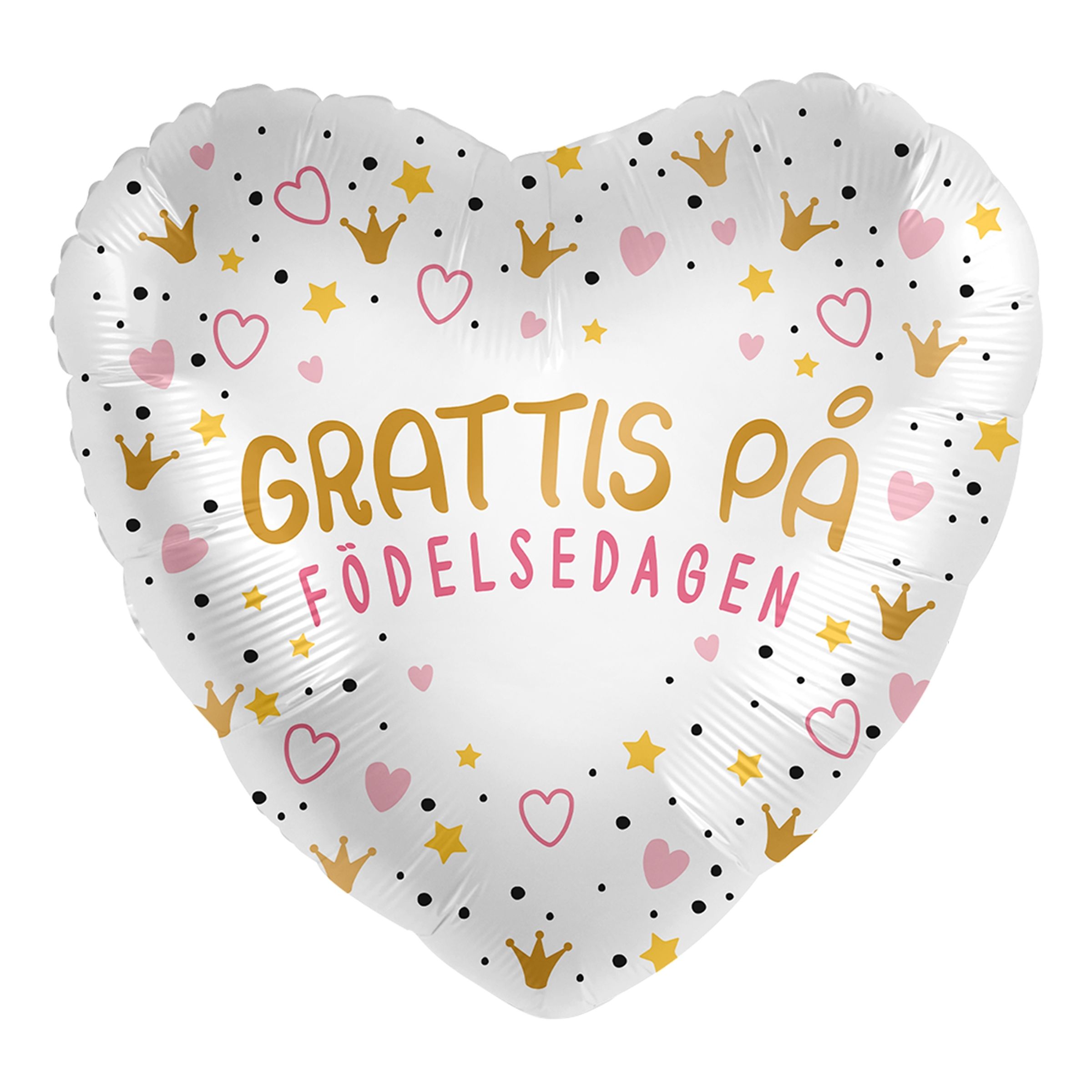 Läs mer om Folieballong Prinsessa Grattis på Födelsedagen