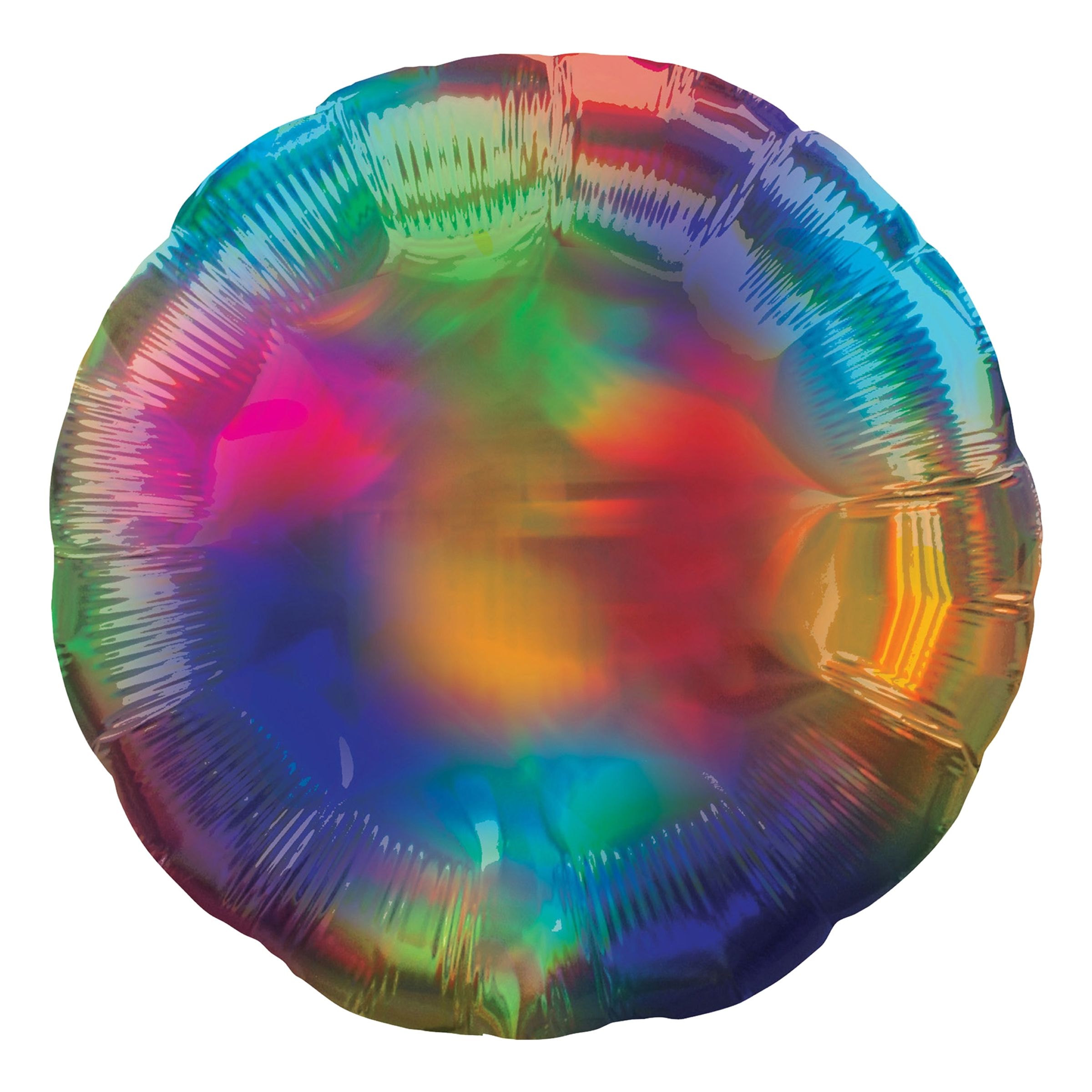 Läs mer om Folieballong Regnbåge Holografisk