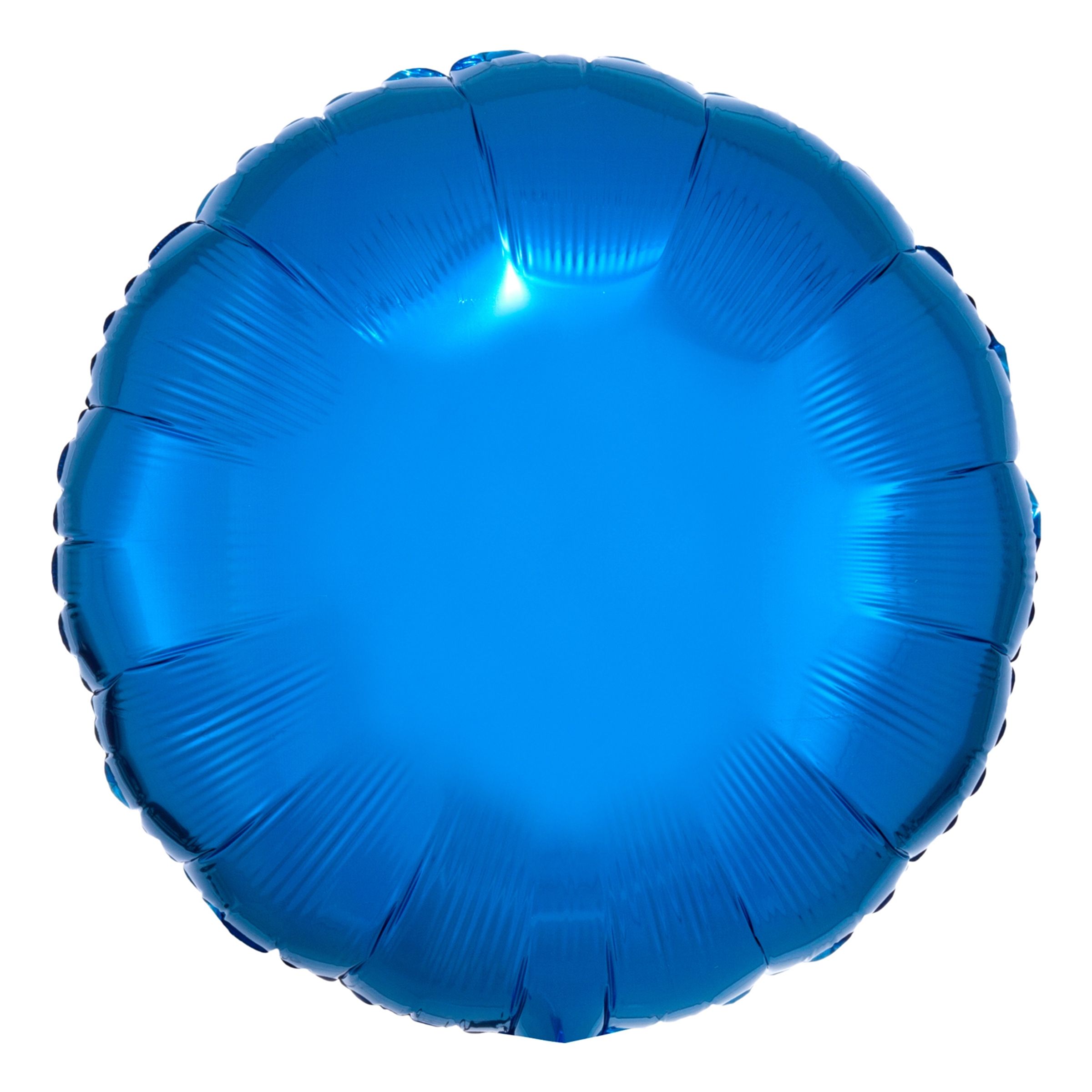 Läs mer om Folieballong Rund Metallic Blå