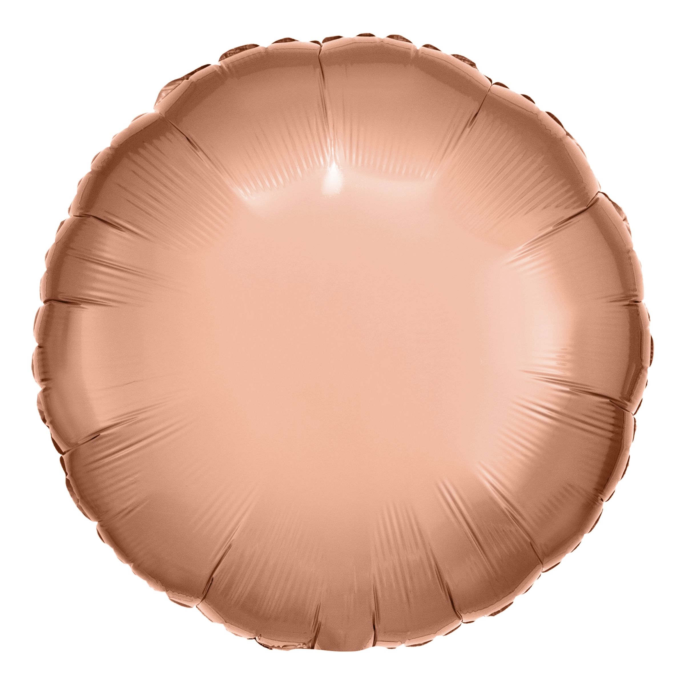 Läs mer om Folieballong Rund Metallic Roséguld