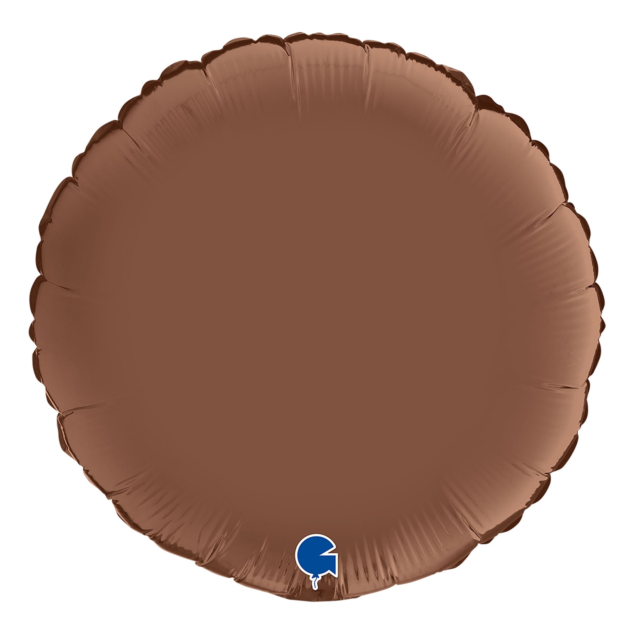 Läs mer om Folieballong Rund Satin Chocolate