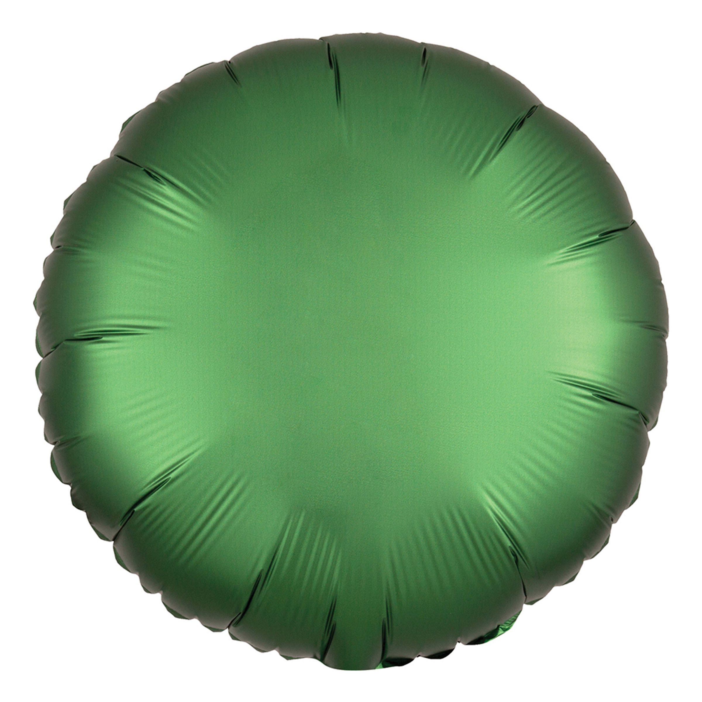 Läs mer om Folieballong Rund Satin Smaragdgrön