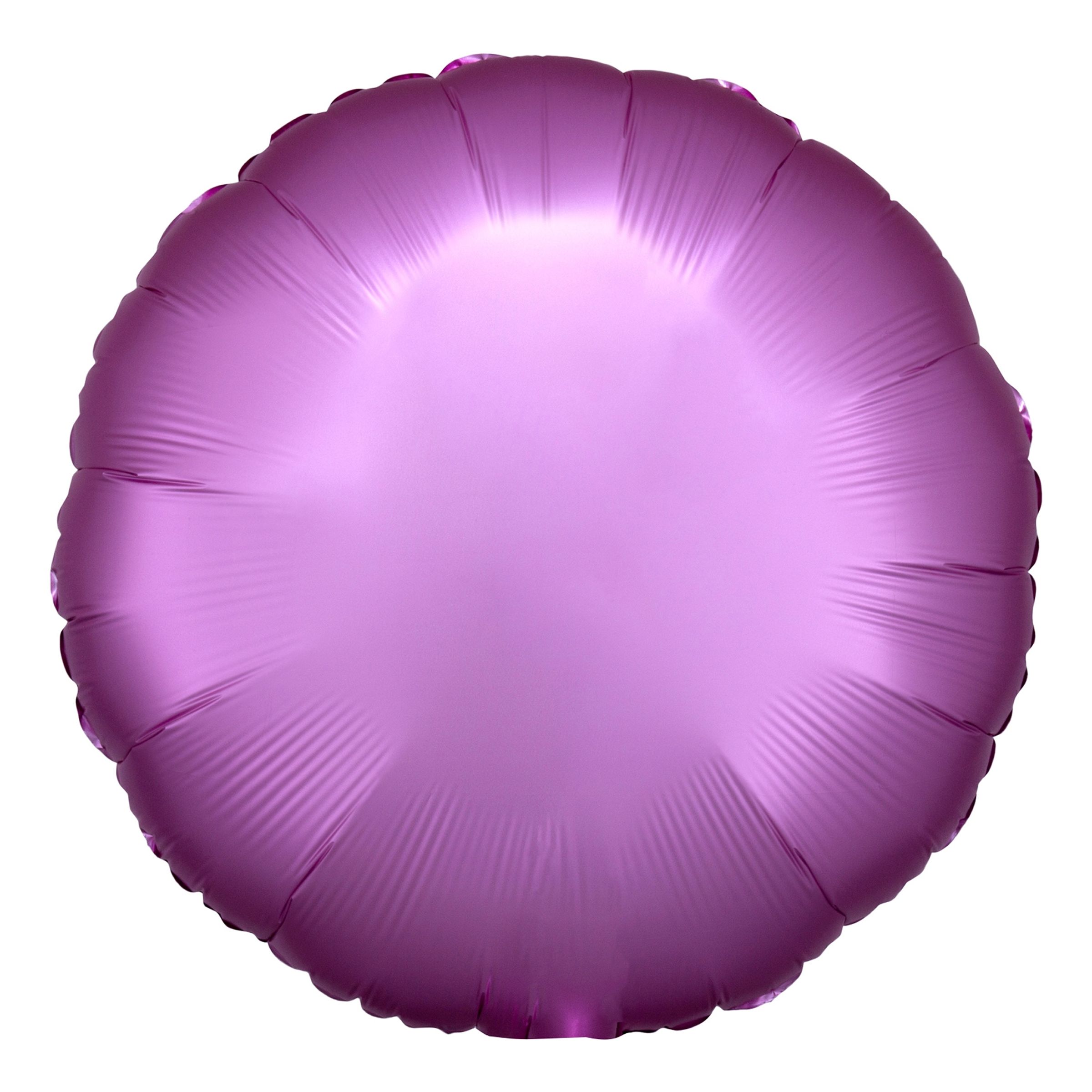 Läs mer om Folieballong Rund Silke Lila