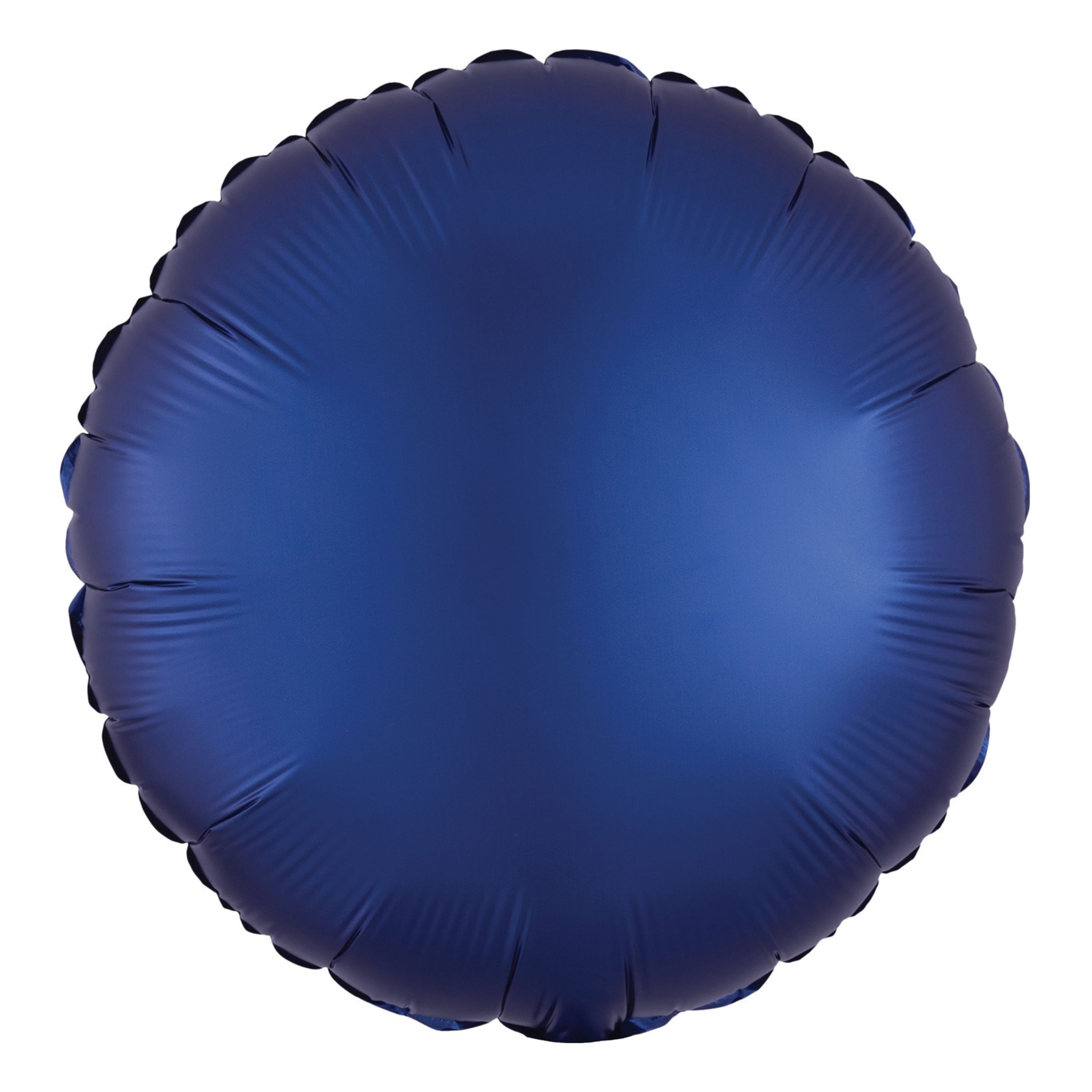 Läs mer om Folieballong Rund Silke Mörkblå