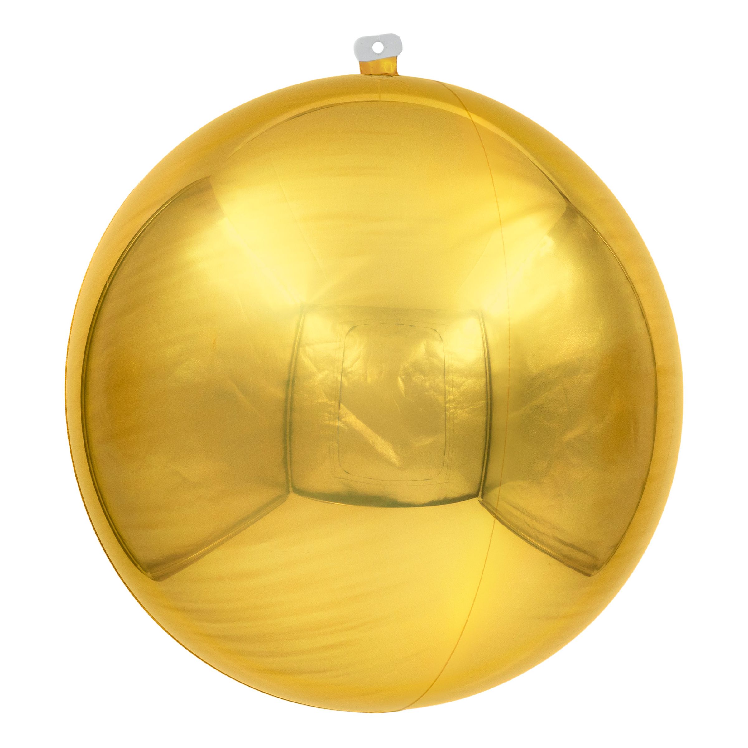 Folieballon Spejlkugle Guld 3-pak - 25 cm