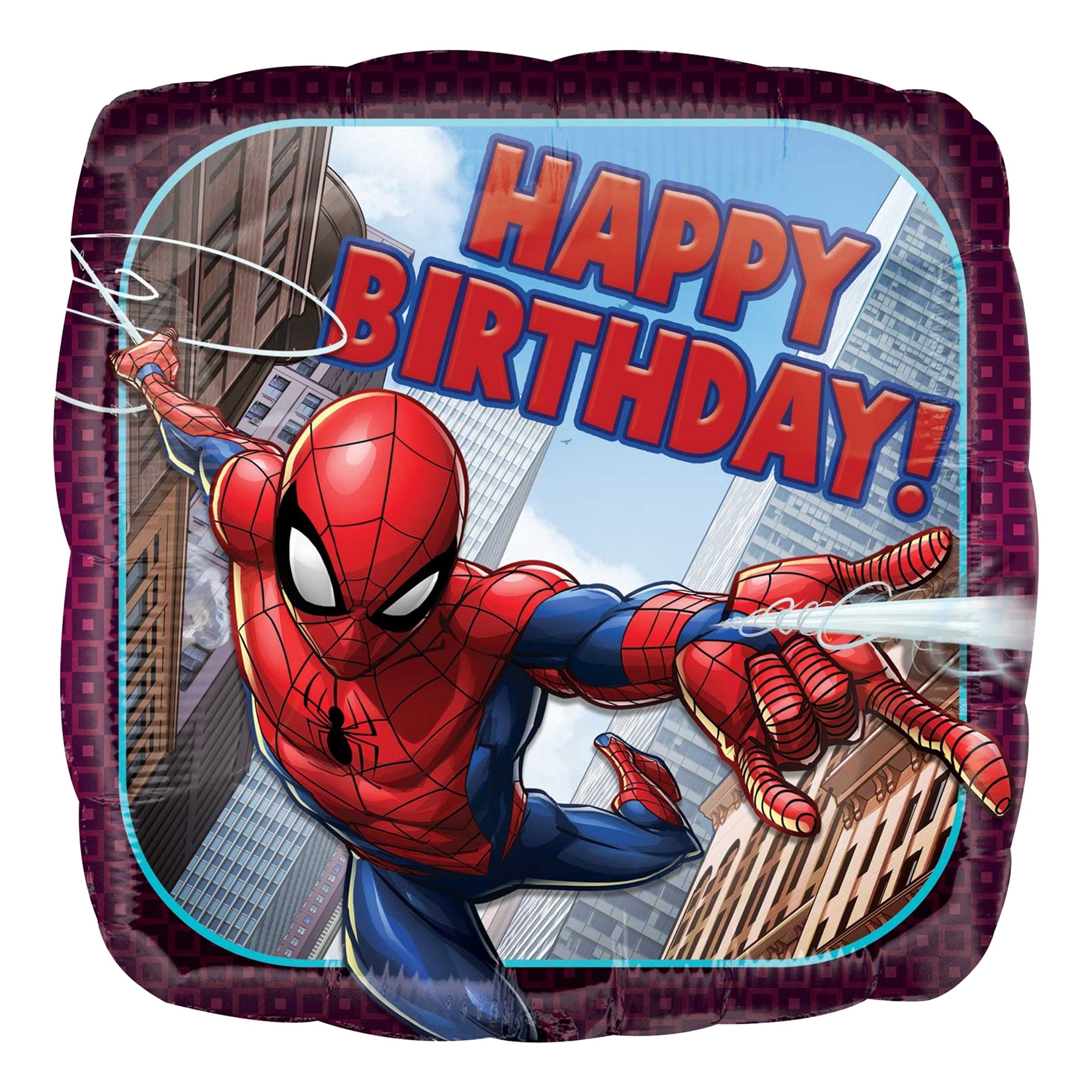 Läs mer om Folieballong Spider-Man Happy Birthday