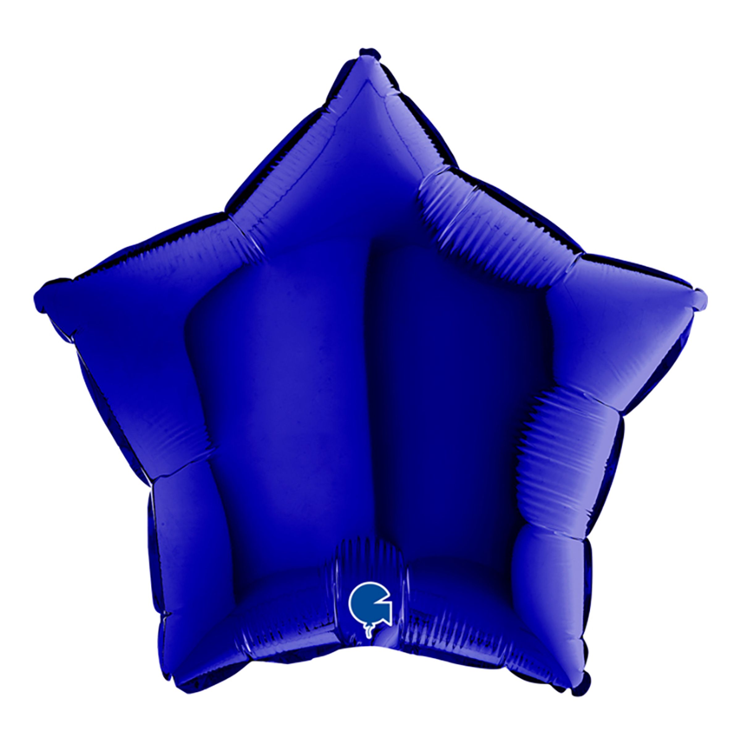 Folieballong Stjärna Blue Capri - 45 cm