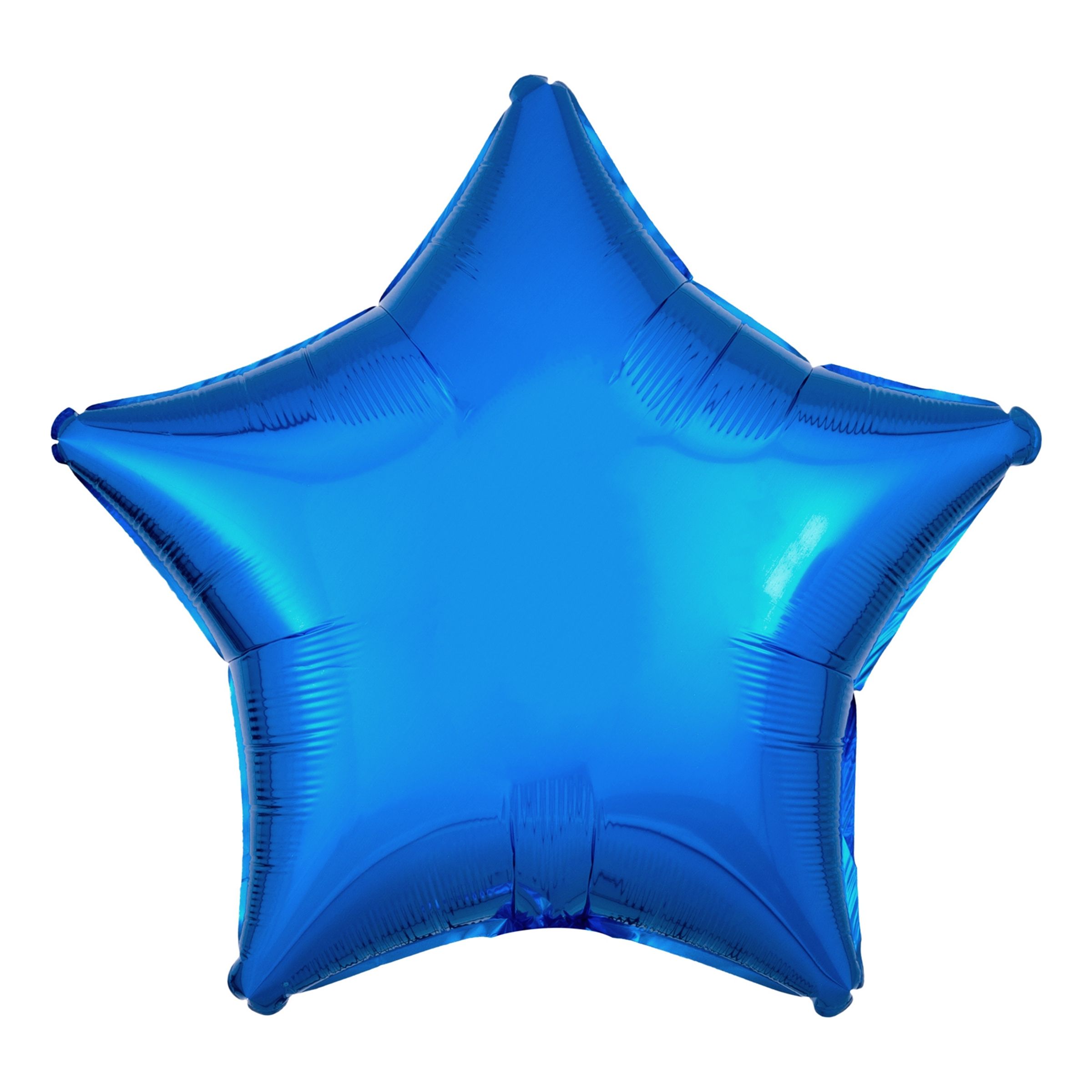 Läs mer om Folieballong Stjärna Metallic Blå