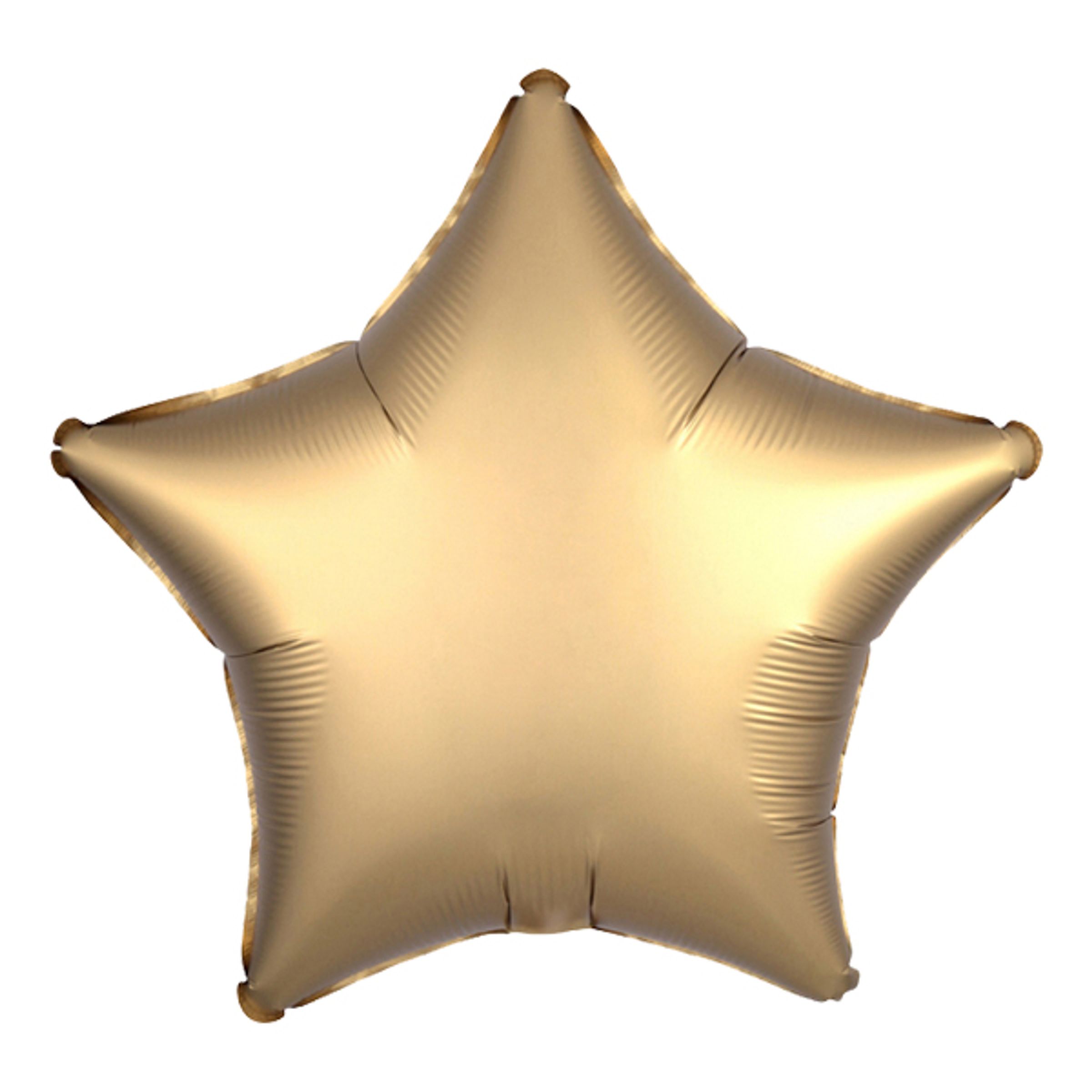 Folieballong Stjärna Satin Guld