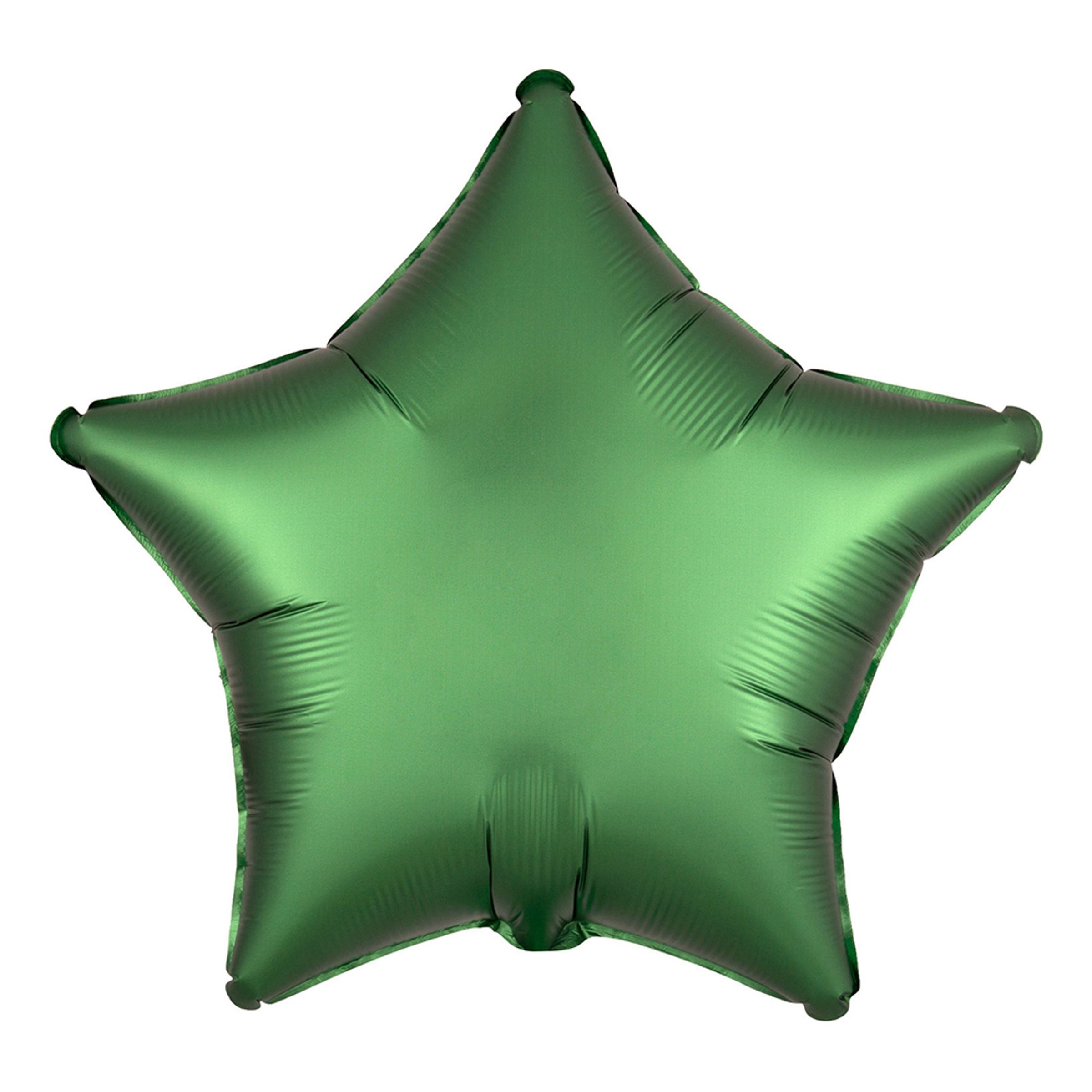Läs mer om Folieballong Stjärna Satin Smaragdgrön