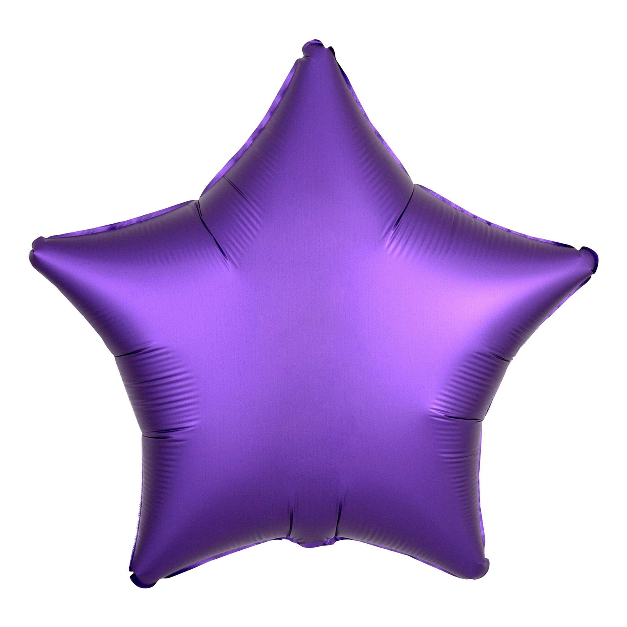 Läs mer om Folieballong Stjärna Silke Lila