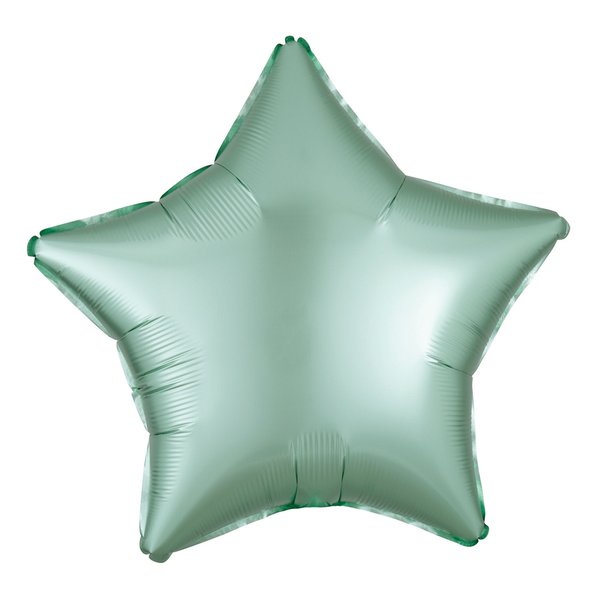 Läs mer om Folieballong Stjärna Silke Mintgrön
